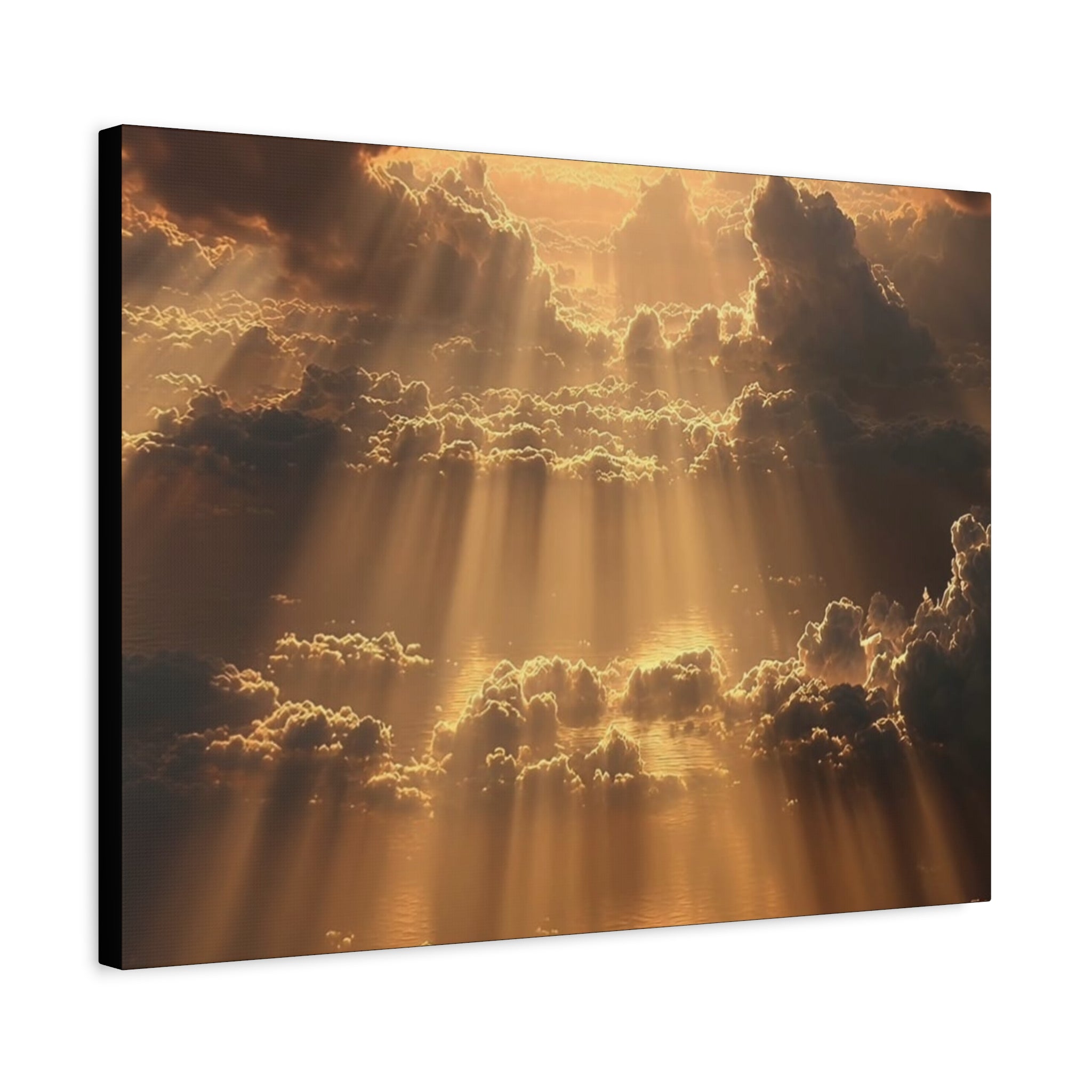 Canvas Sunlight Through Clouds Wall Art