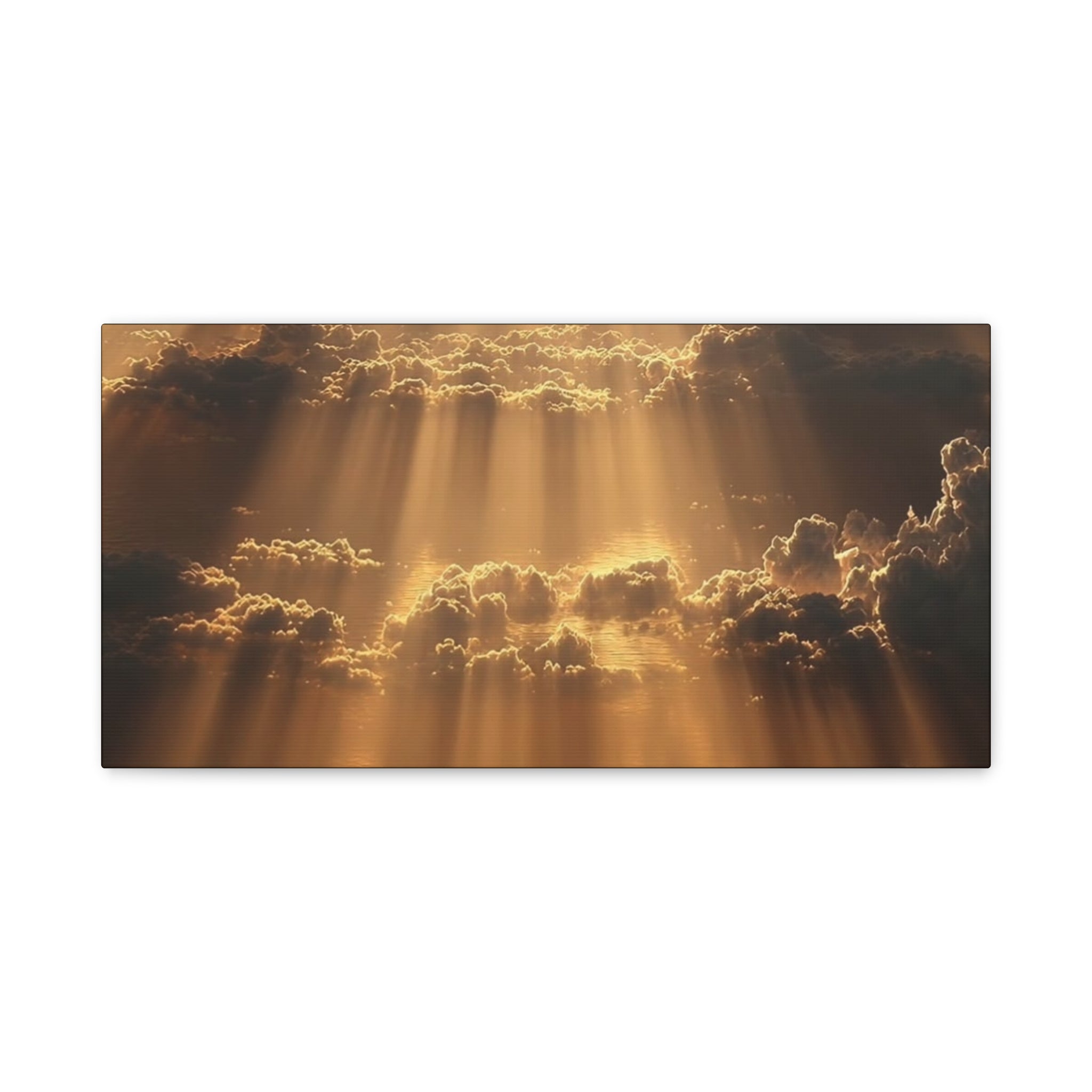 Canvas Sunlight Through Clouds Wall Art