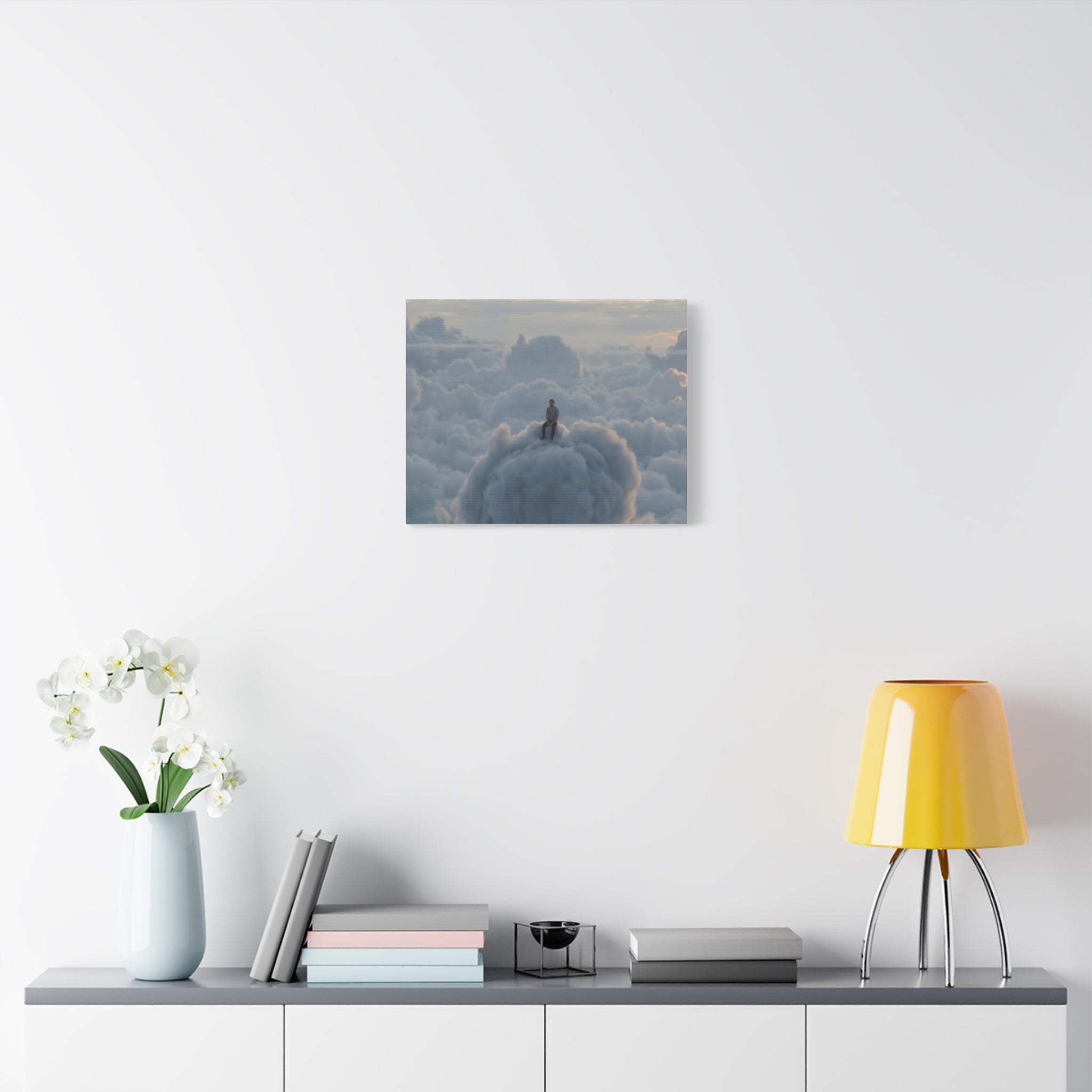 Canvas Silhouette on Cloud Matte