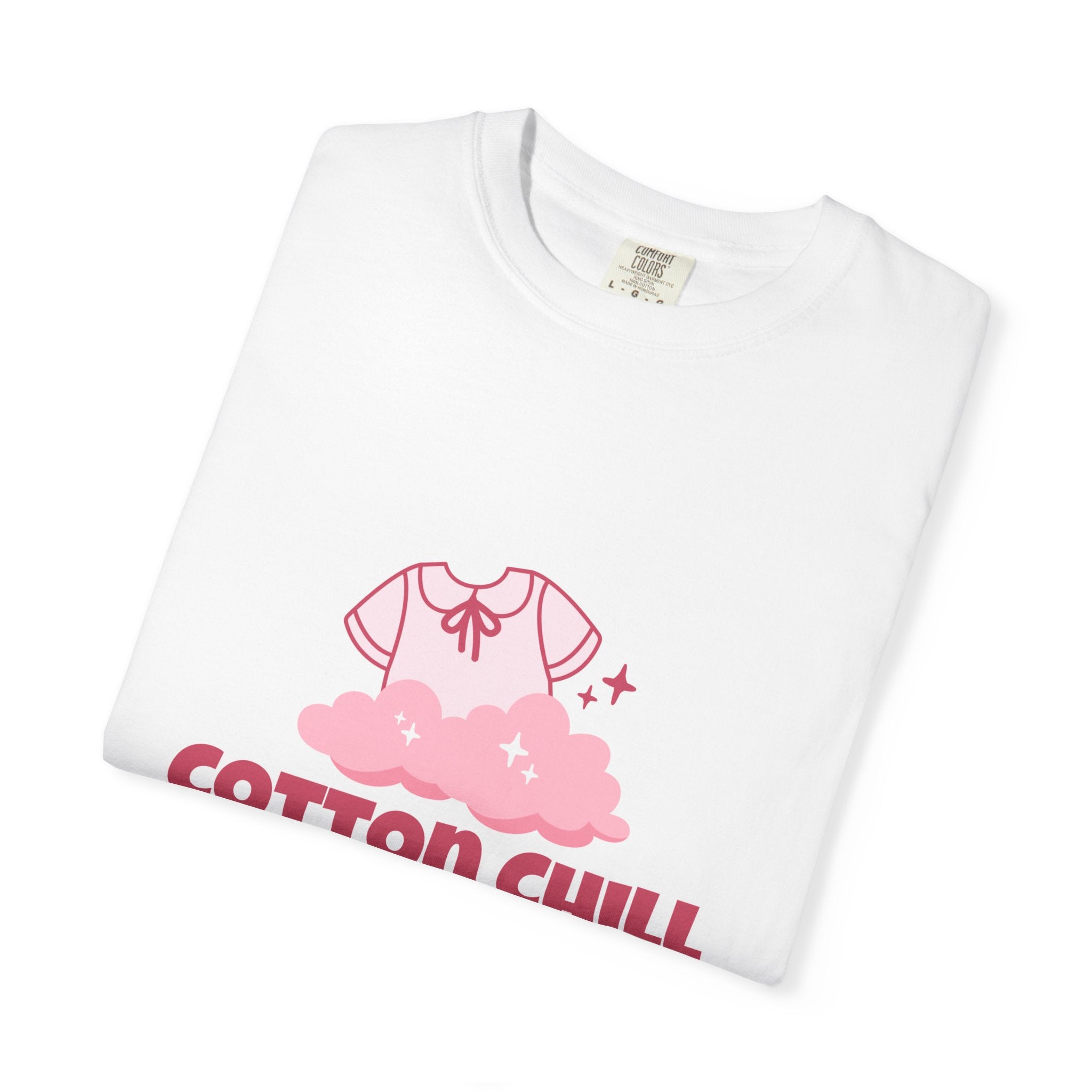 Cotton Chill baby tee T-Shirt | pink cloud onesie graphic