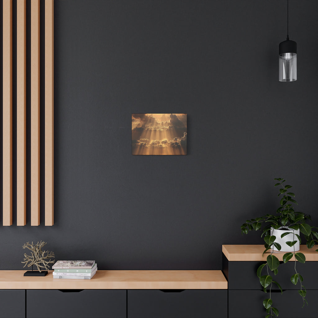 Canvas Sunlight Through Clouds Wall Art