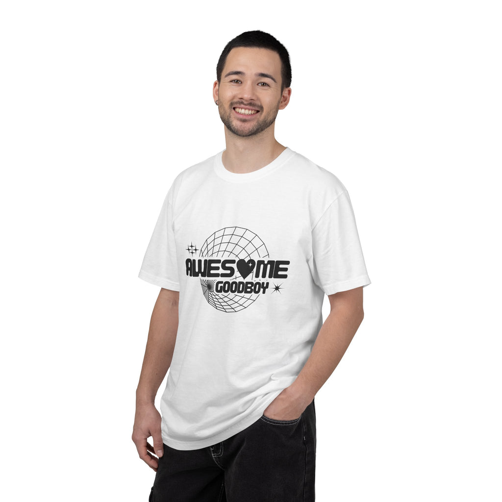 Awesome Goodboy T-shirt | Retro Globe Heart Typography