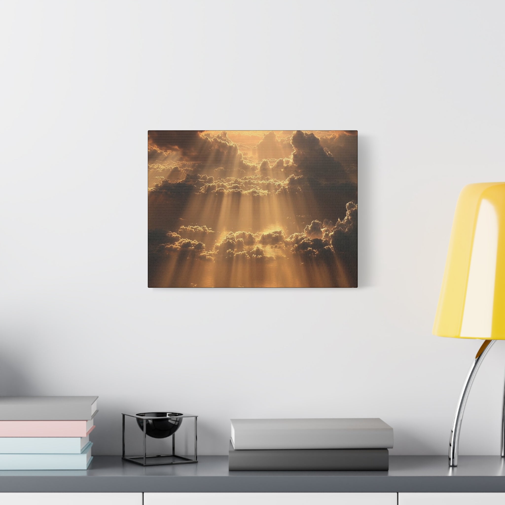 Canvas Sunlight Through Clouds Wall Art