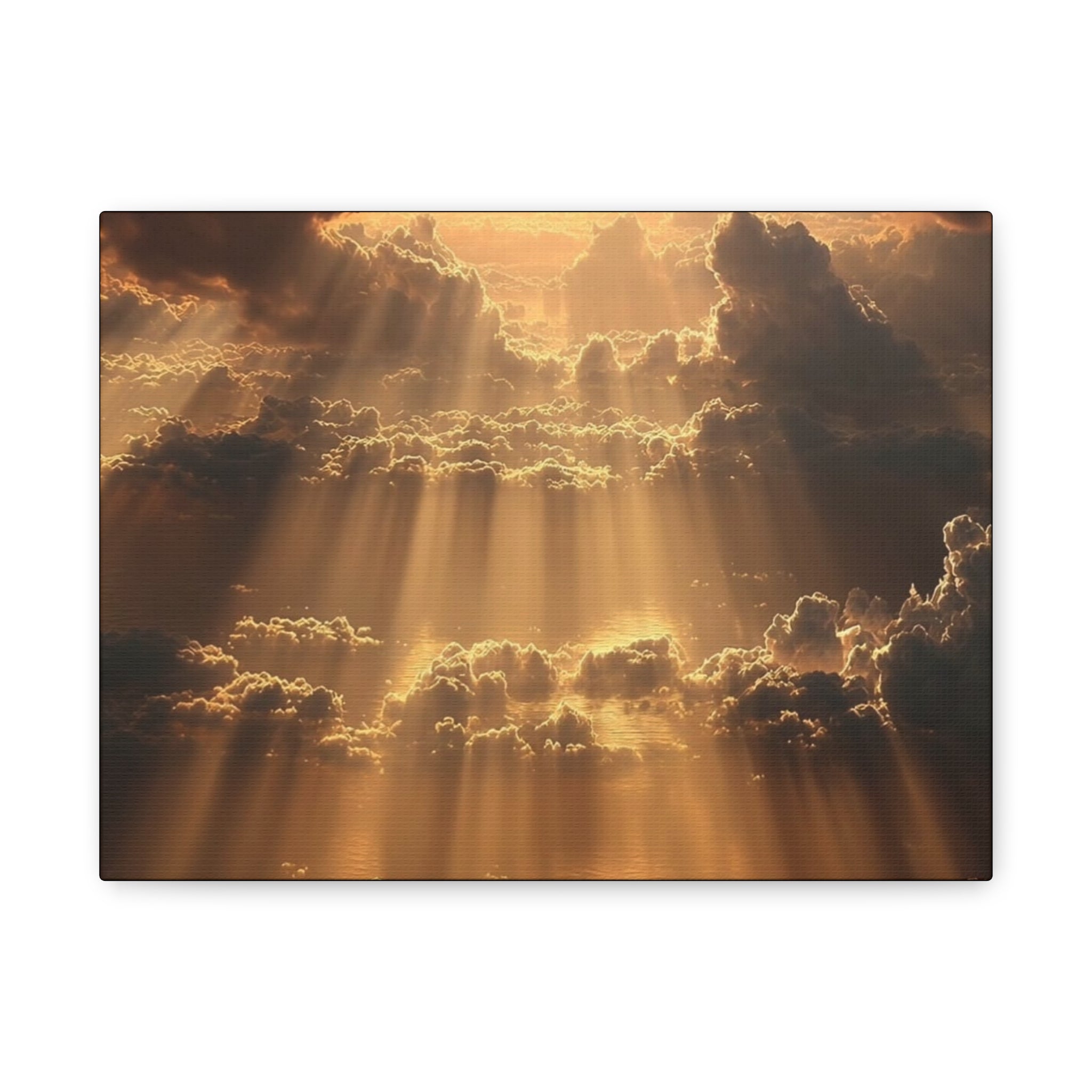 Canvas Sunlight Through Clouds Wall Art