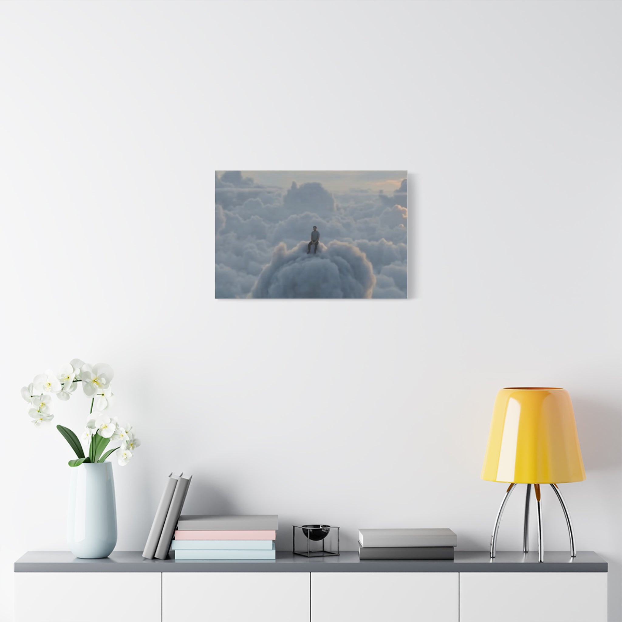 Canvas Silhouette on Cloud Matte