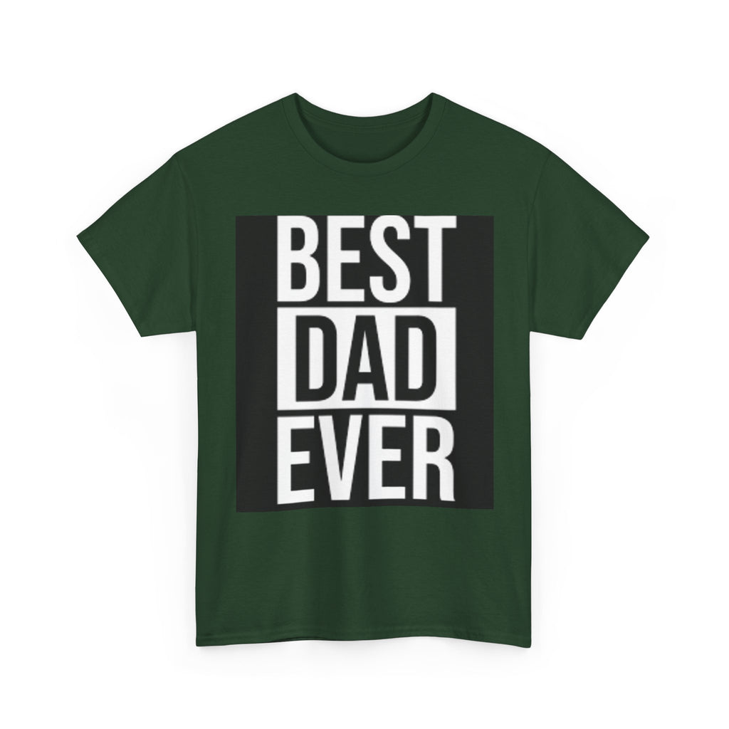 Best Dad Ever T-Shirt | Typography Dad Tee, Father's Day Shirt