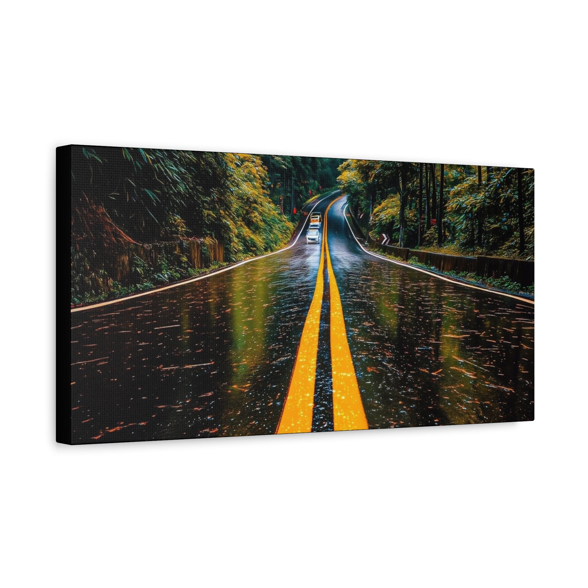 Canvas Sunrise Mountain Reflection Matte