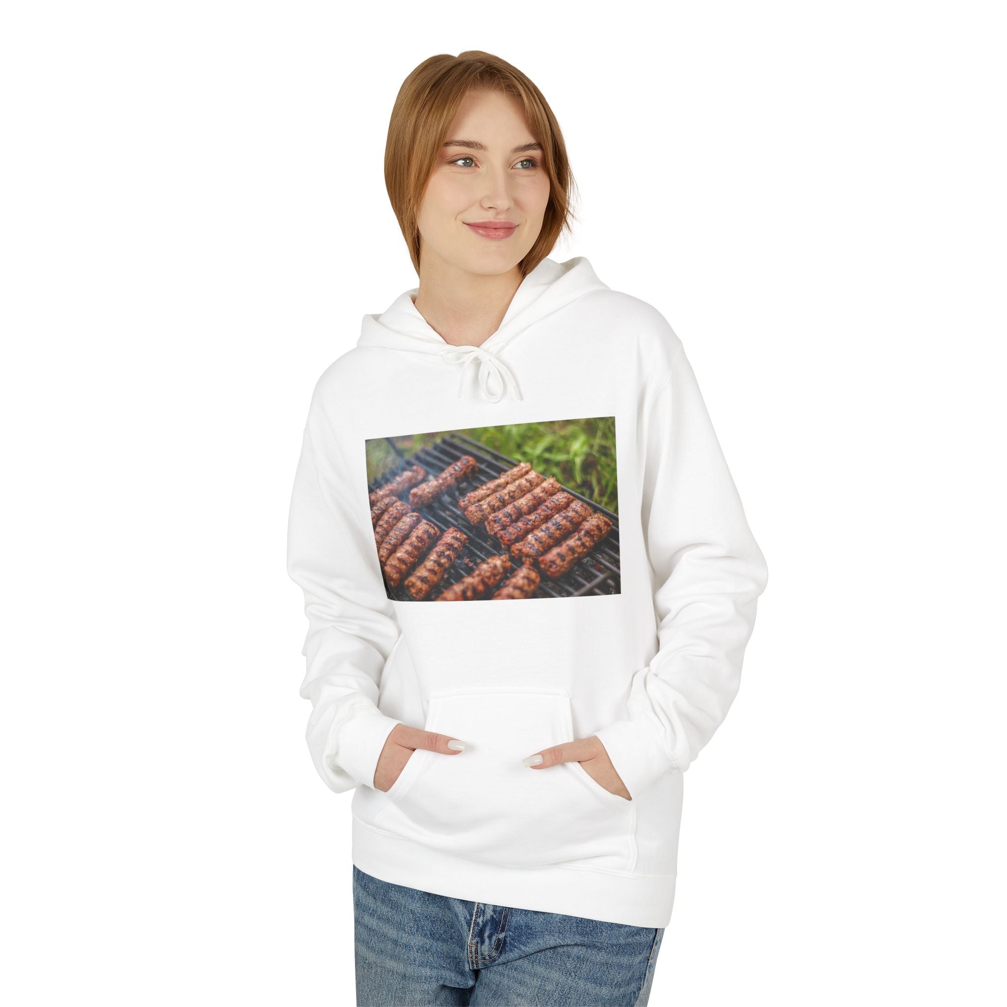 Grilled Cevapi Sausage Hoodie | Balkan BBQ, Meat Lover Graphic