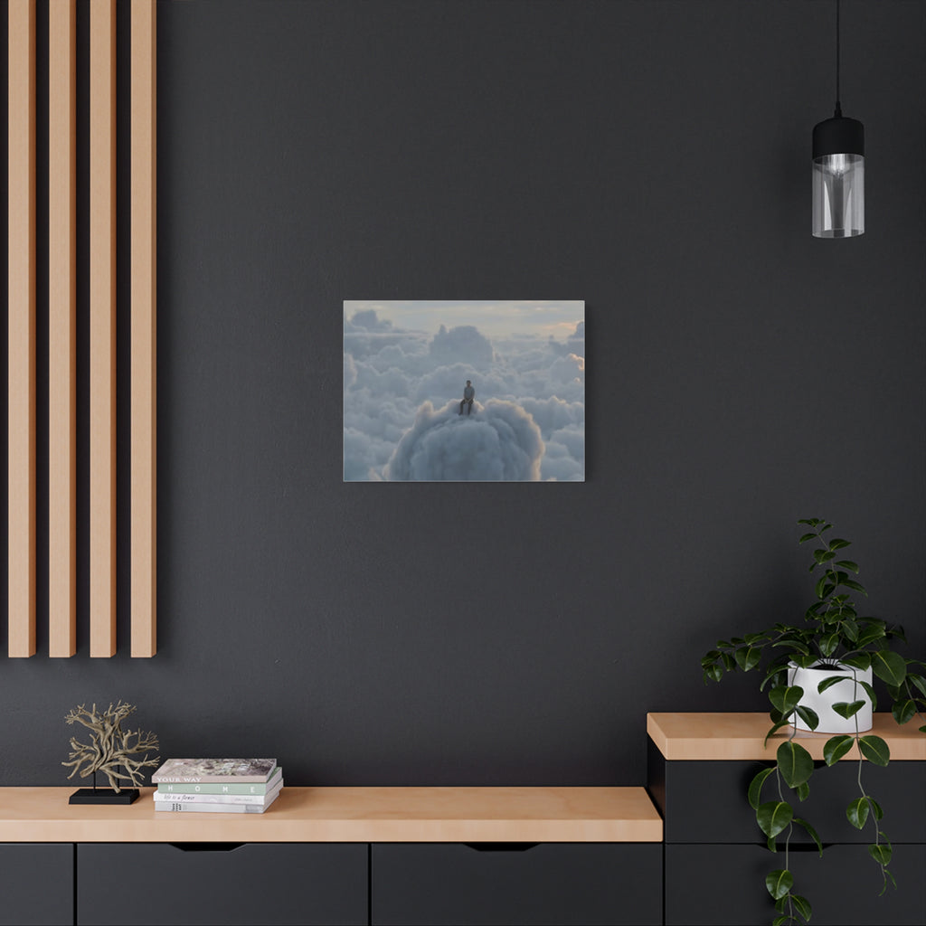 Canvas Silhouette on Cloud Matte
