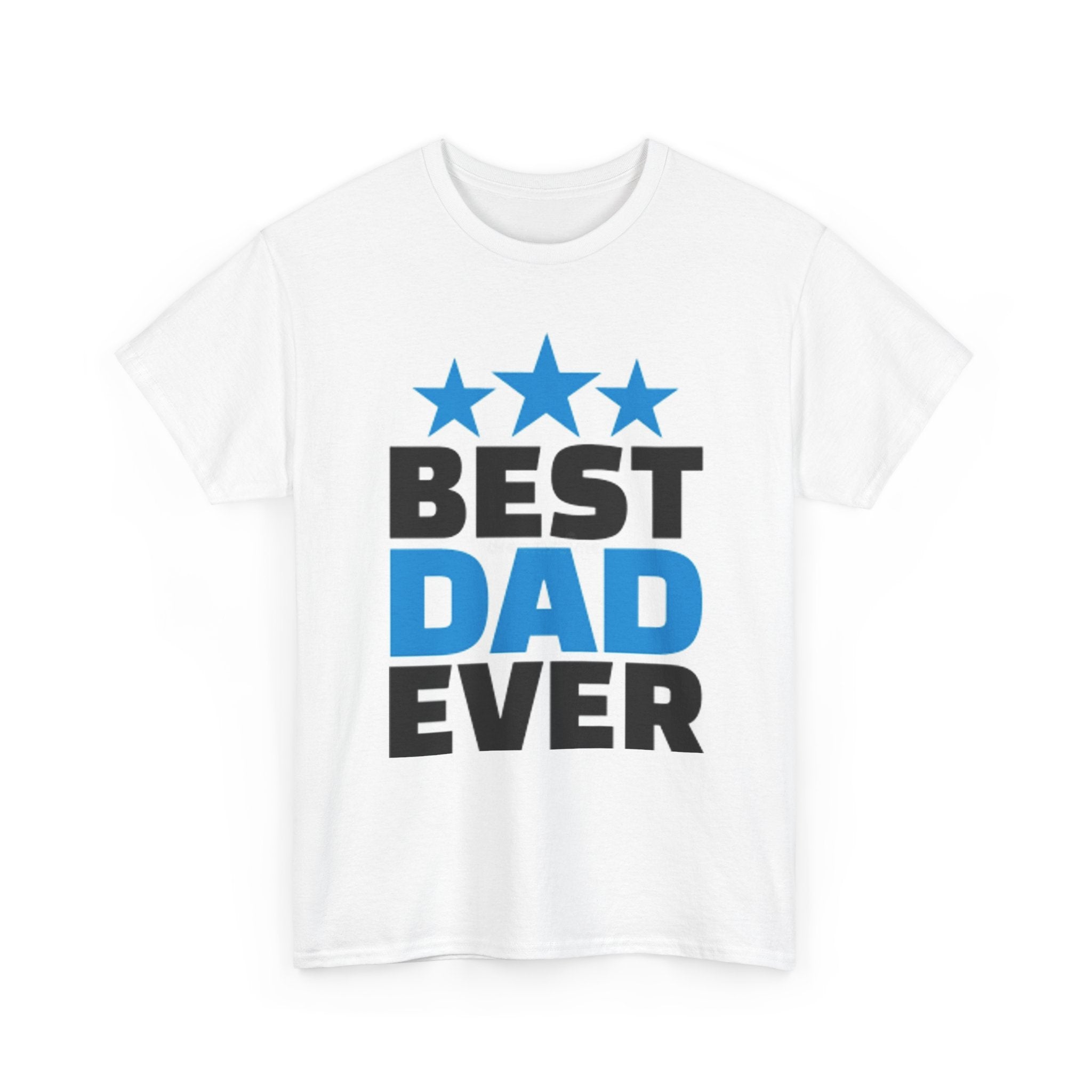 Best Dad Ever T-Shirt | Blue Stars Father's Day Tee