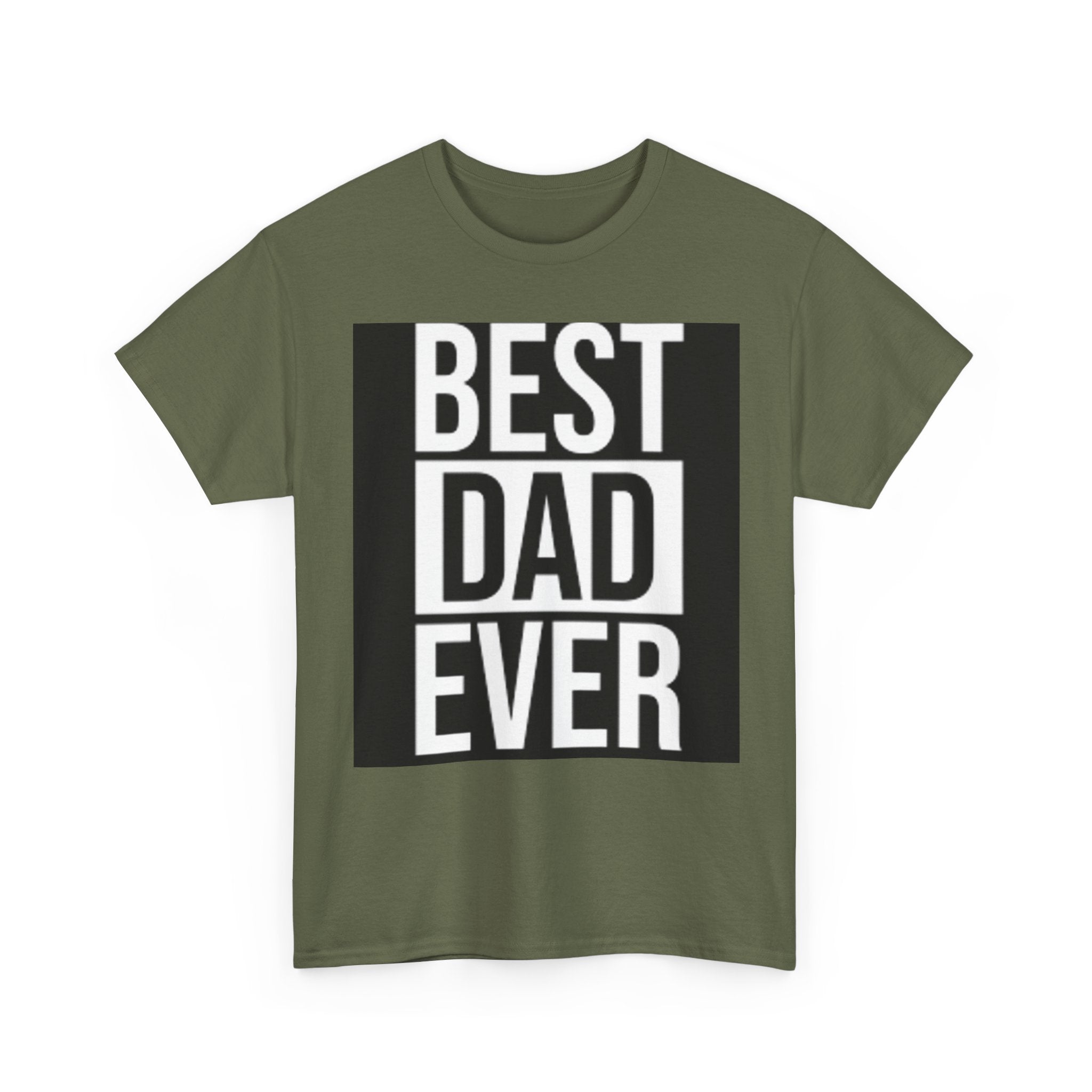 Best Dad Ever T-Shirt | Typography Dad Tee, Father's Day Shirt