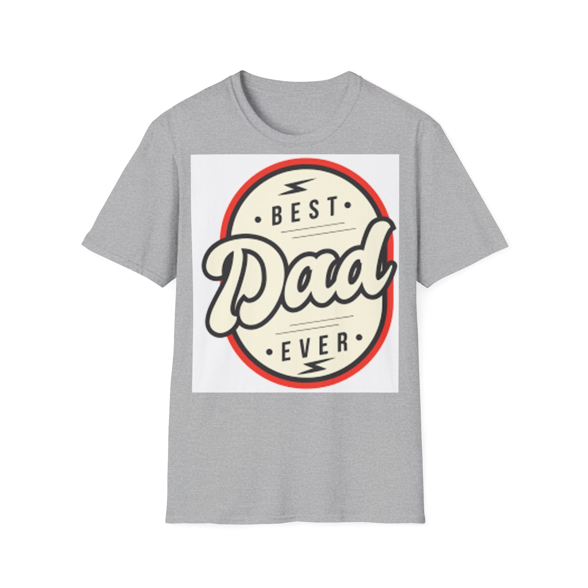 Best Dad Ever T-Shirt | Retro Badge Father Typography Tee