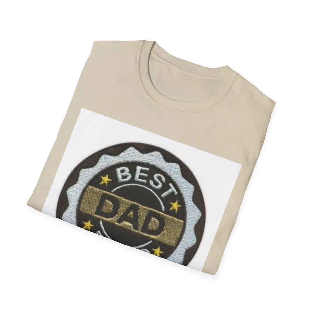 Best Dad Ever Badge T-Shirt | Vintage Medal Father Design