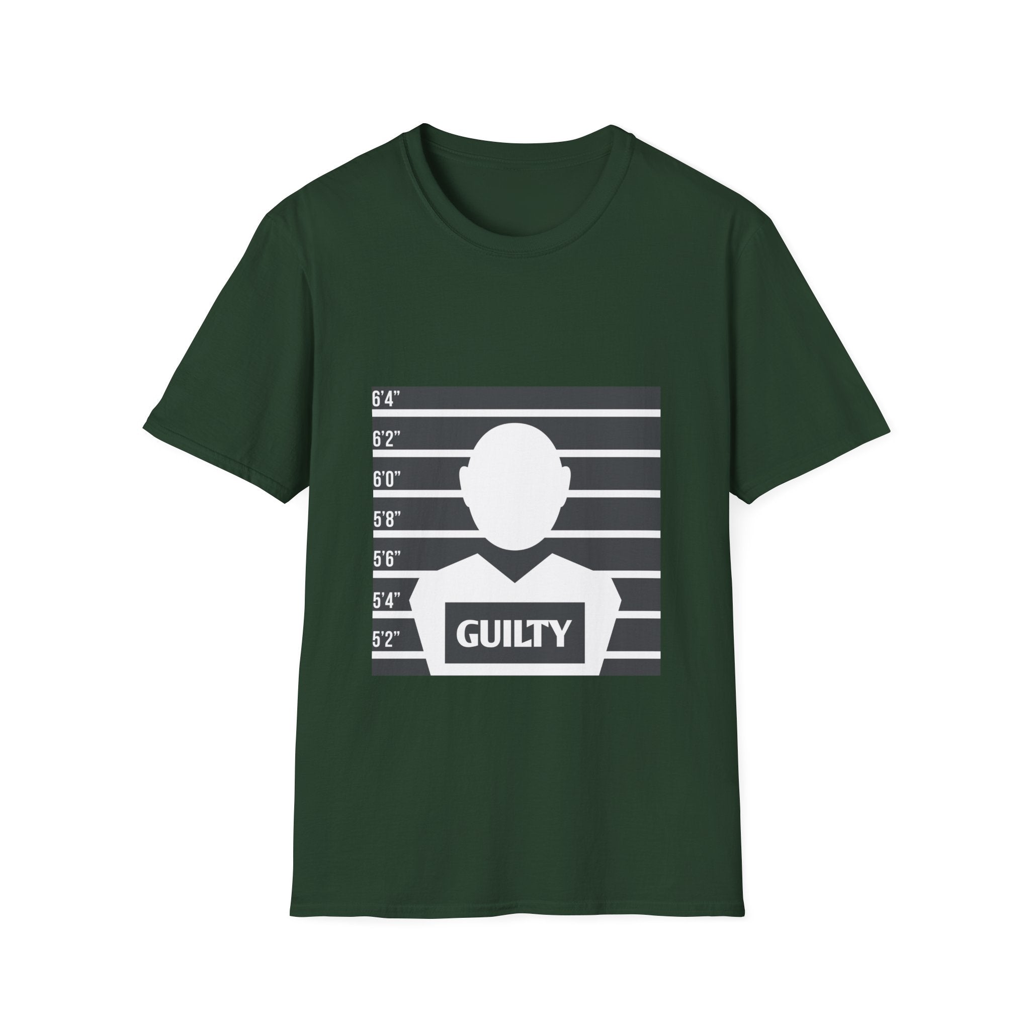 Mugshot Guilty Shirt T-Shirt | Criminal Lineup Graphic Tee