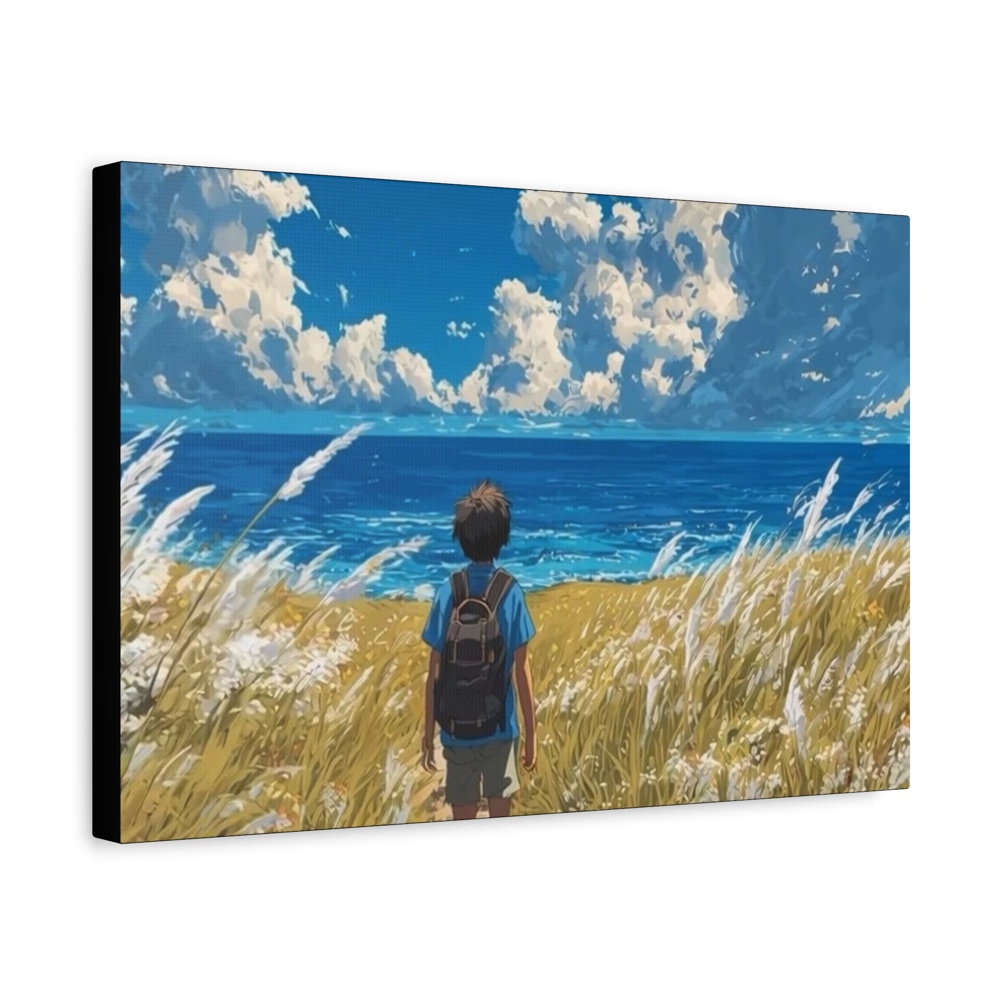 Coastal Journey Matte Canvas Wall Art
