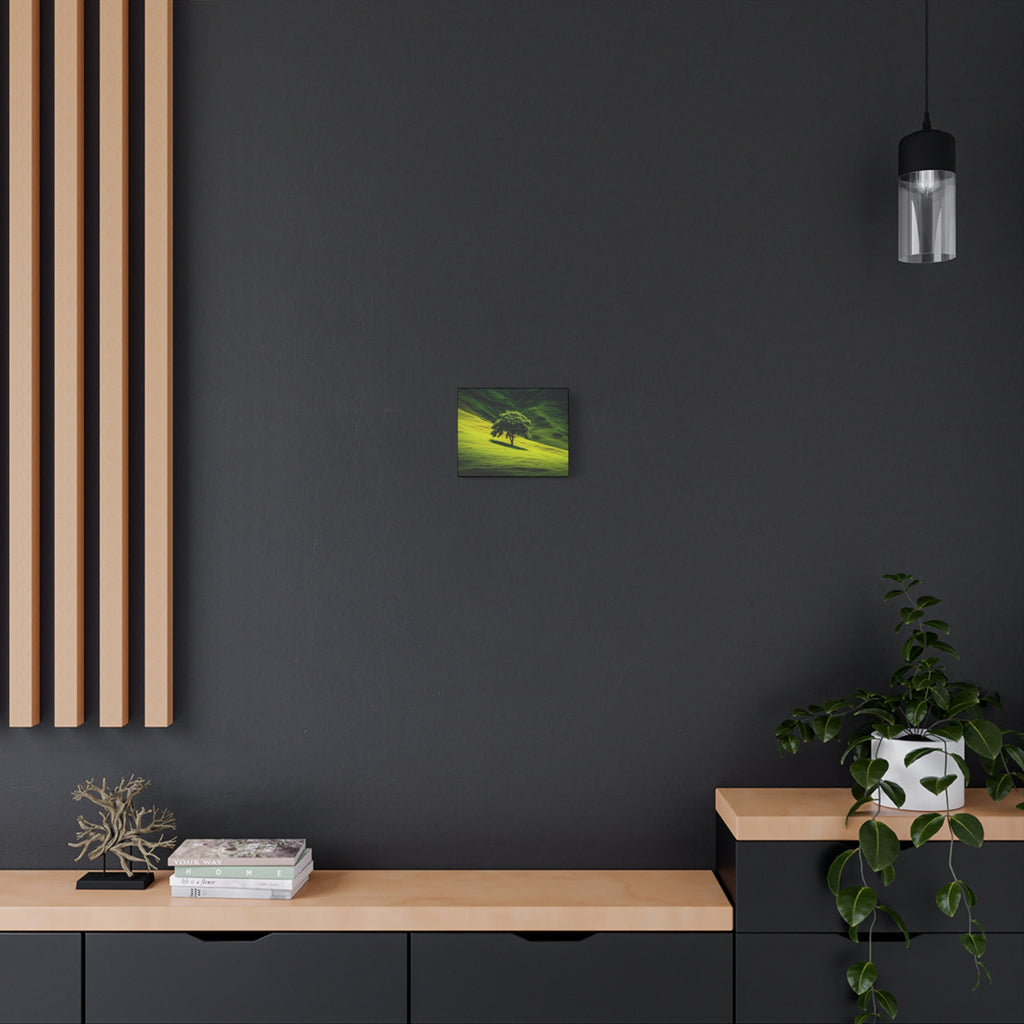 Canvas Lone Tree Landscape  | Matte Stretched Wall Art