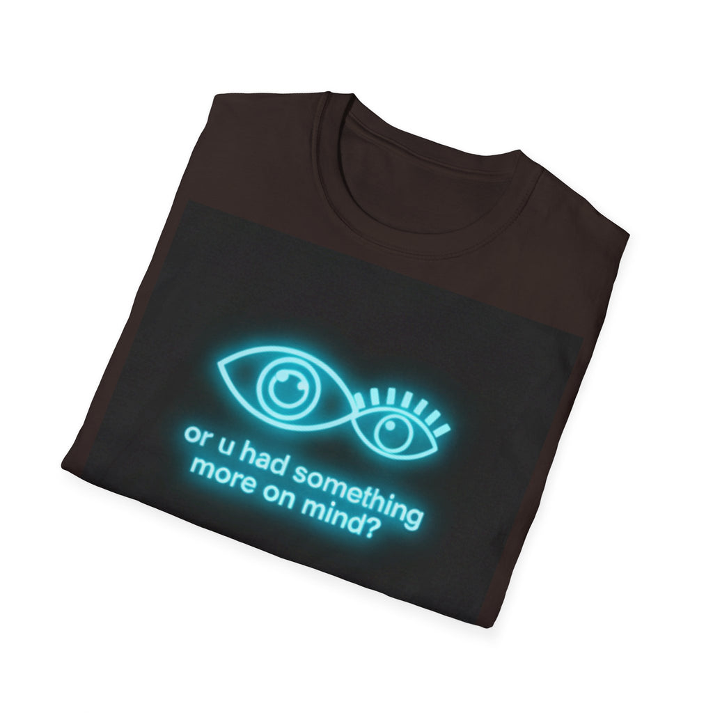 neon eyes illustration or u had something more on mind? T-Shirt | graphic tee, minimalist neon design
