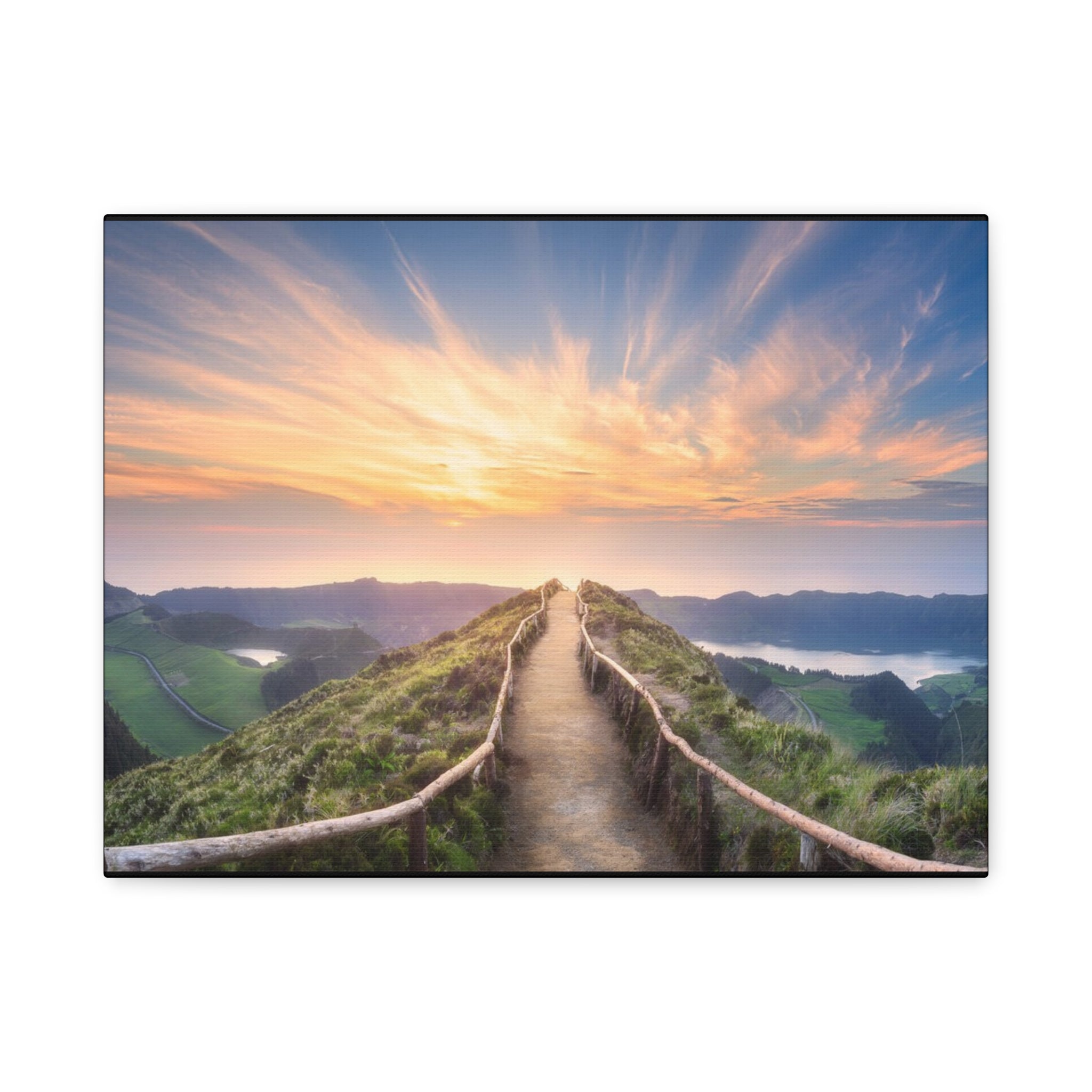 Canvas Sunrise Ridge Path
