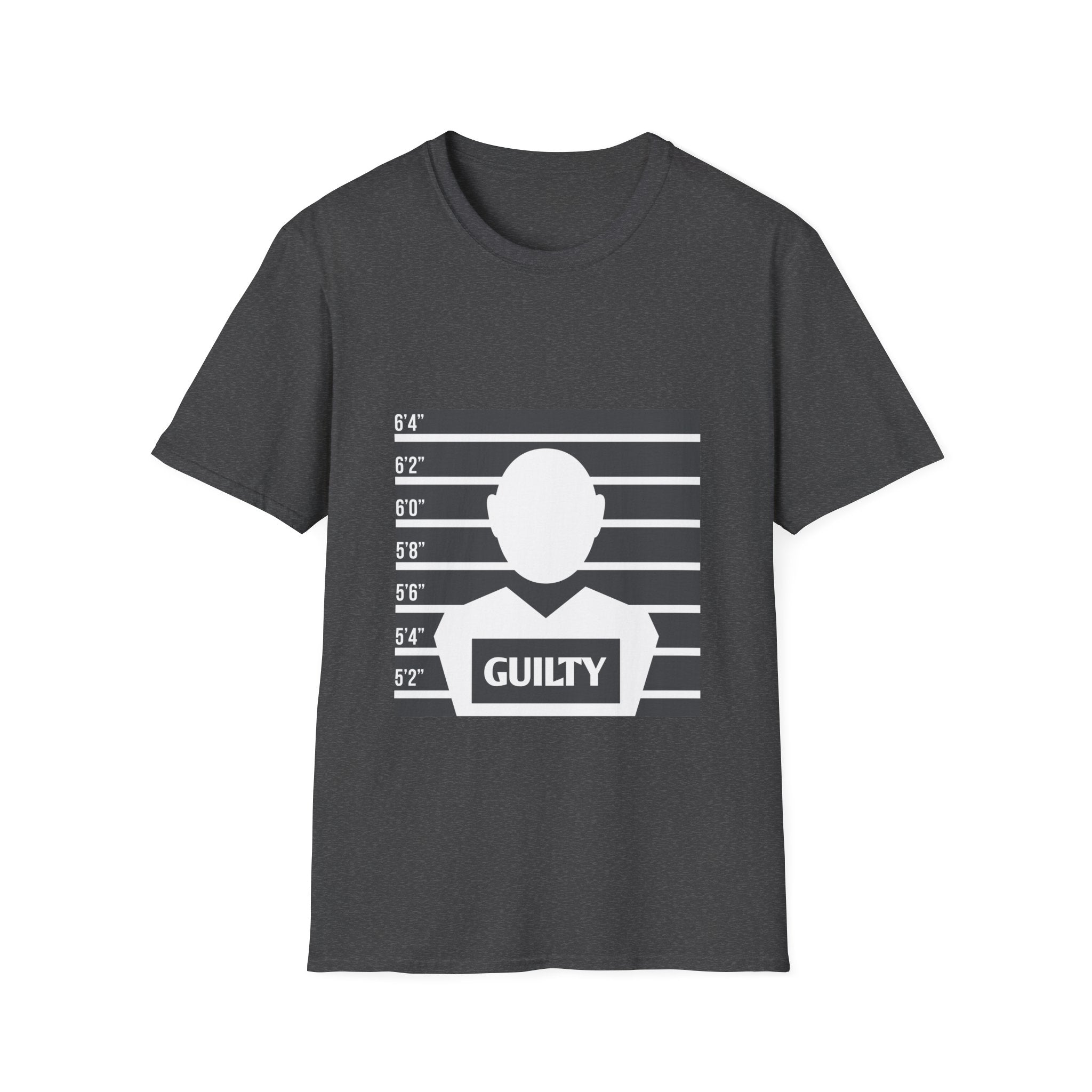 Mugshot Guilty Shirt T-Shirt | Criminal Lineup Graphic Tee