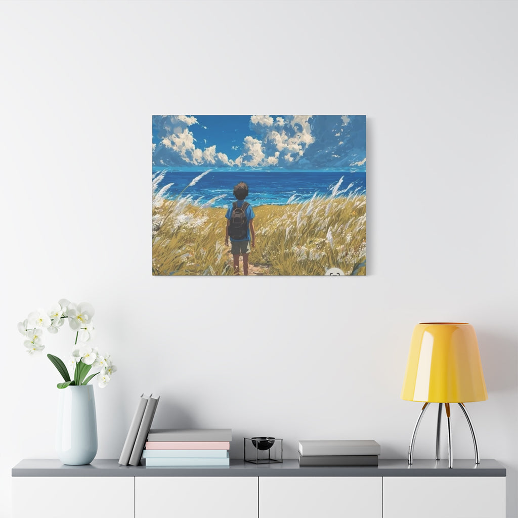 Coastal Journey Matte Canvas Wall Art