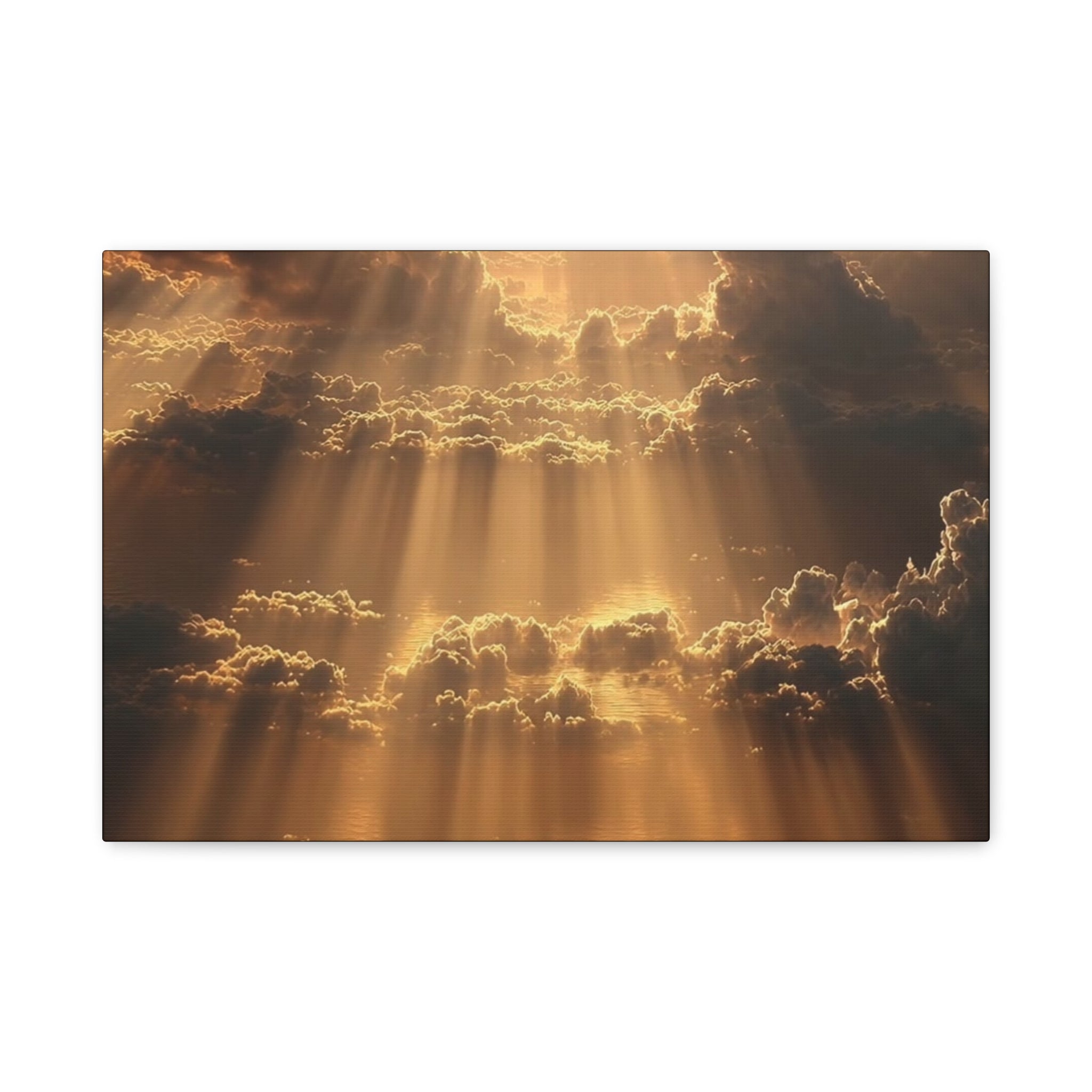 Canvas Sunlight Through Clouds Wall Art