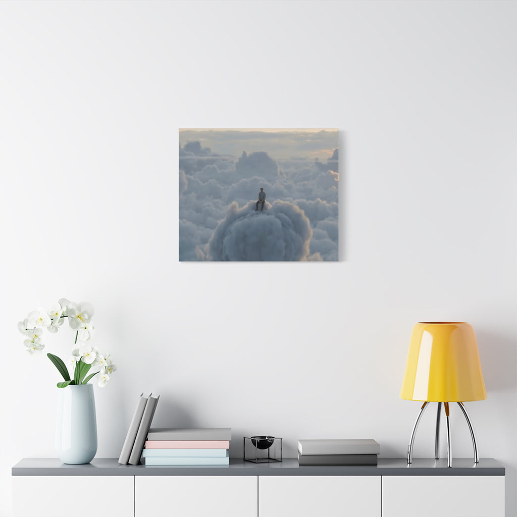 Canvas Silhouette on Cloud Matte