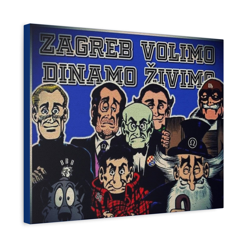 Canvas Zagreb Volimo Dinamo Zivimo
