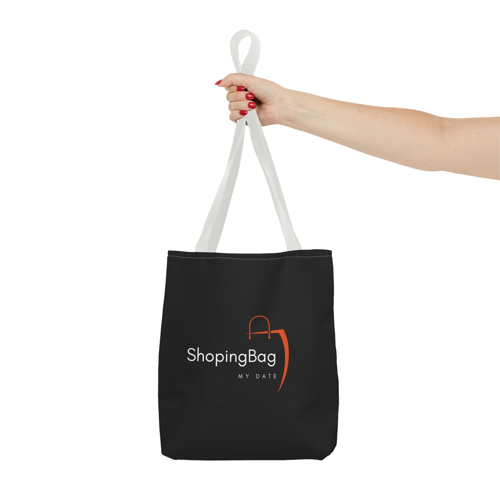 ShoppingBag logo tote bag | Black printed tote