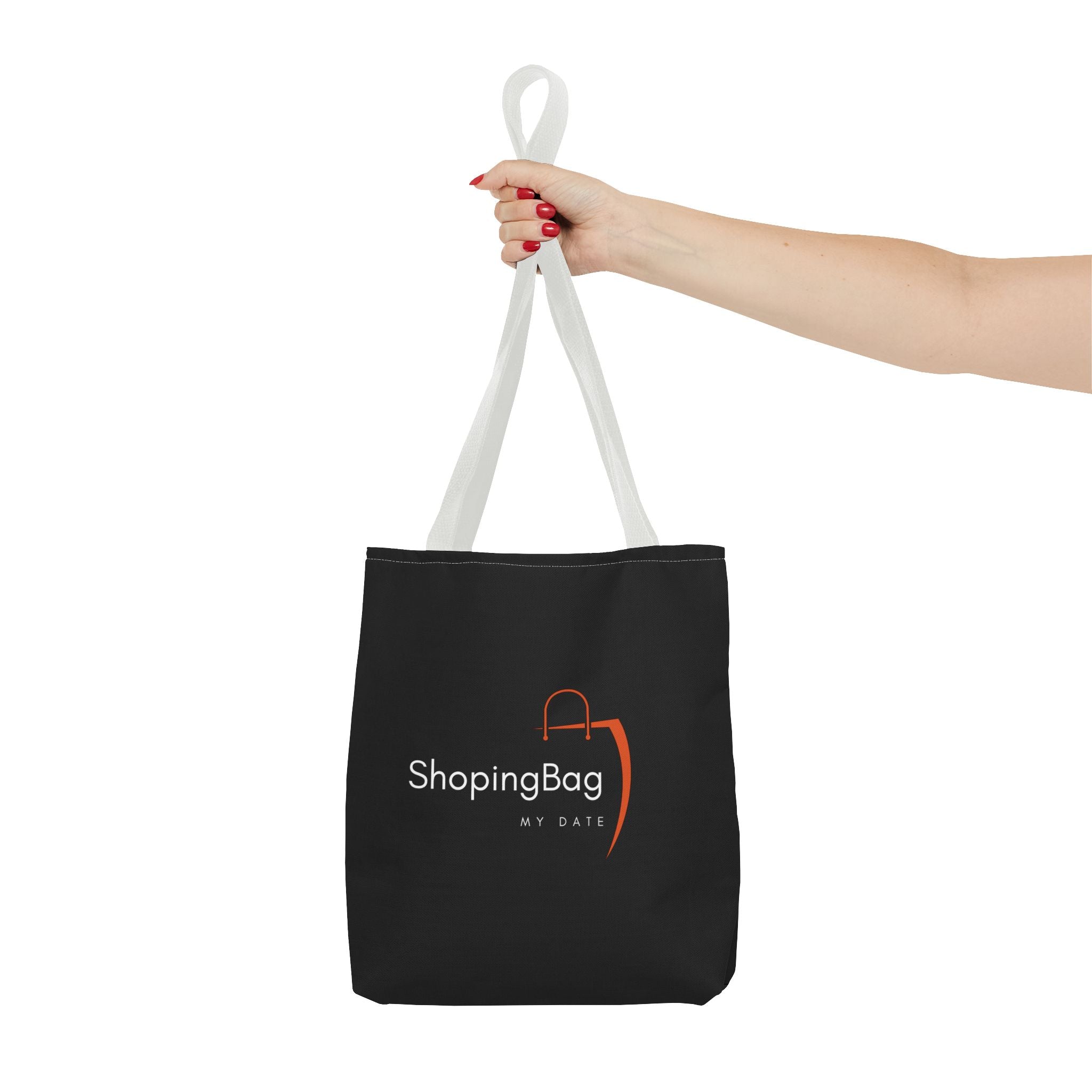 ShoppingBag logo tote bag | Black printed tote