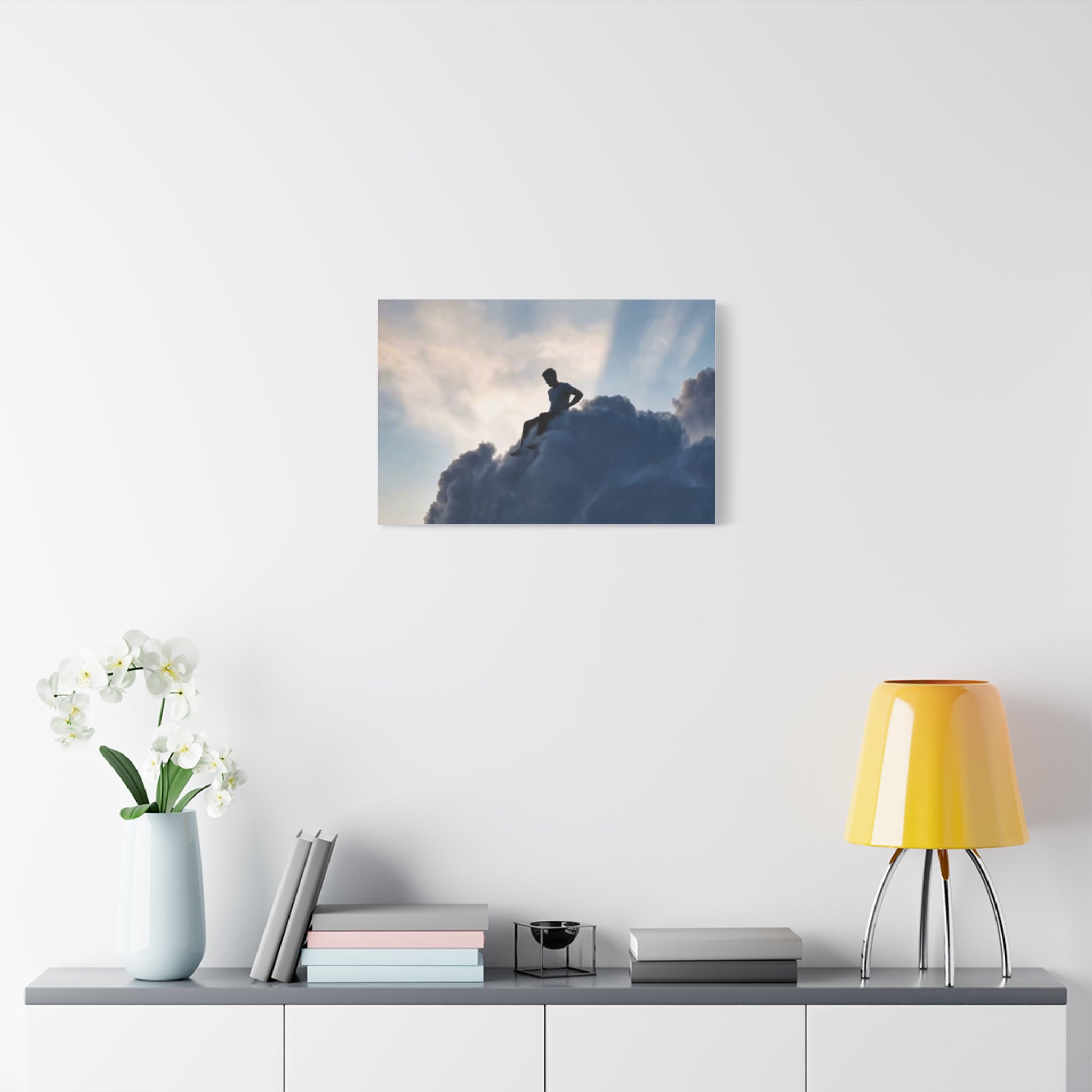 Canvas Silhouette on Cloud