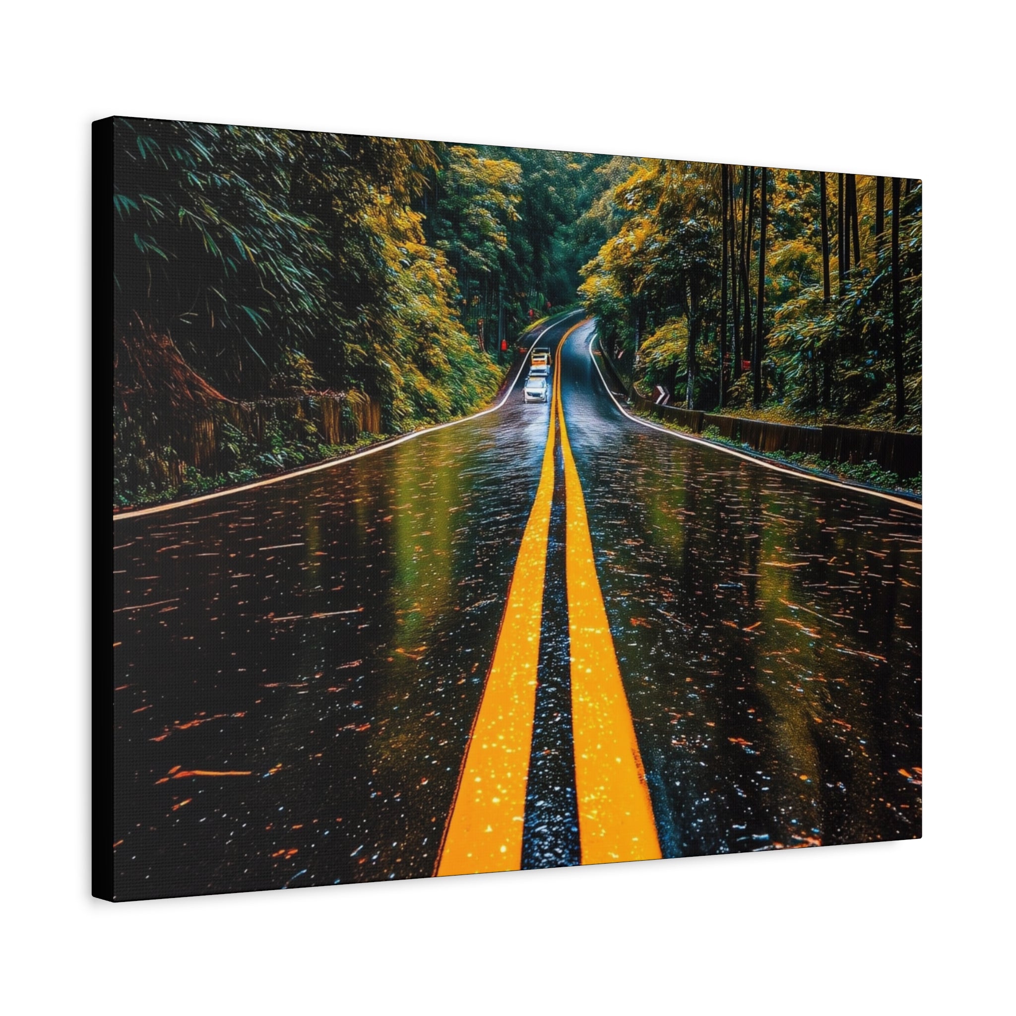 Canvas Sunrise Mountain Reflection Matte