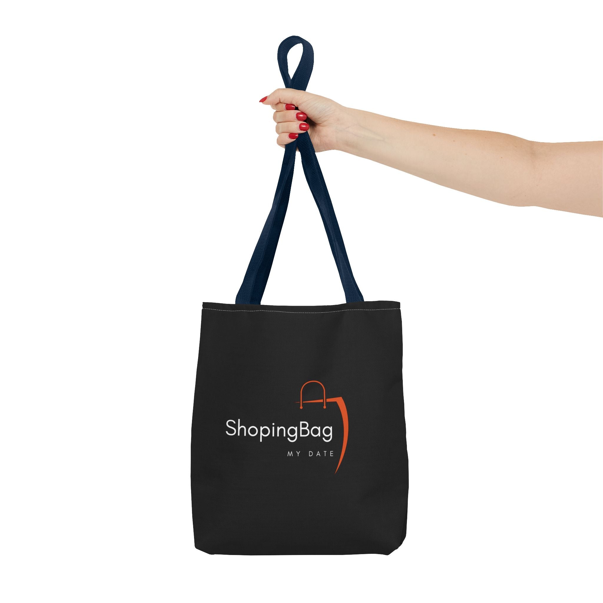 ShoppingBag logo tote bag | Black printed tote