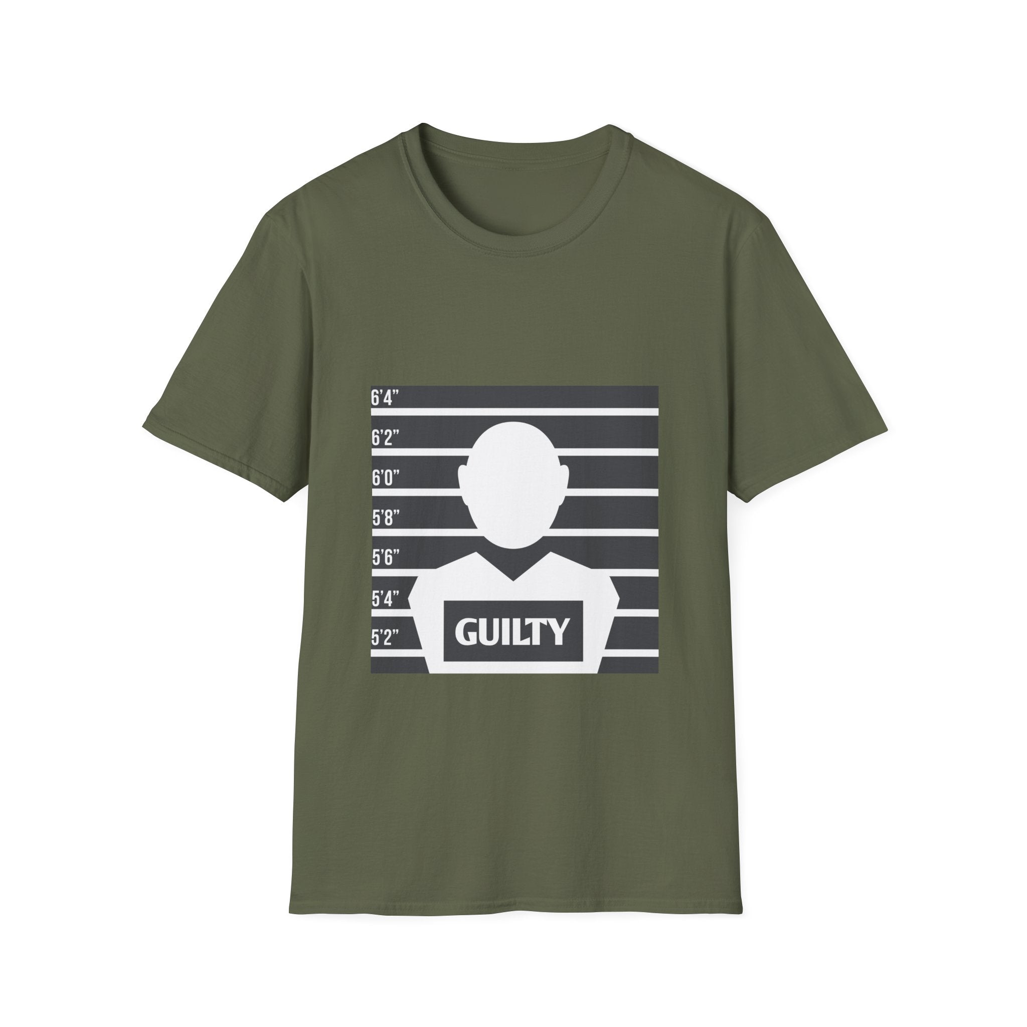 Mugshot Guilty Shirt T-Shirt | Criminal Lineup Graphic Tee