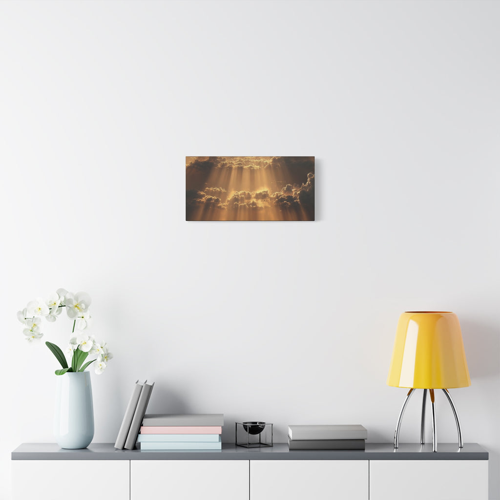 Canvas Sunlight Through Clouds Wall Art