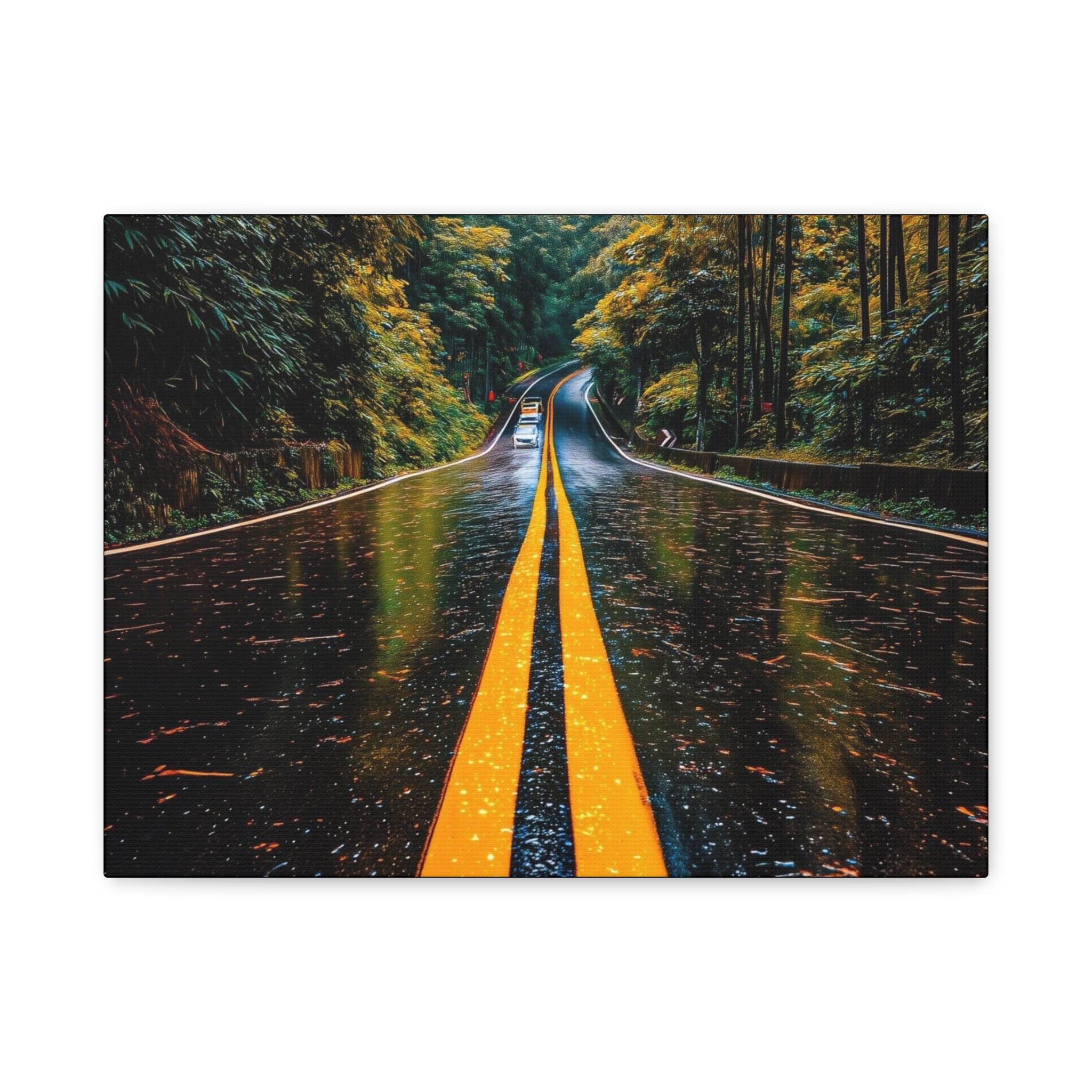 Canvas Sunrise Mountain Reflection Matte