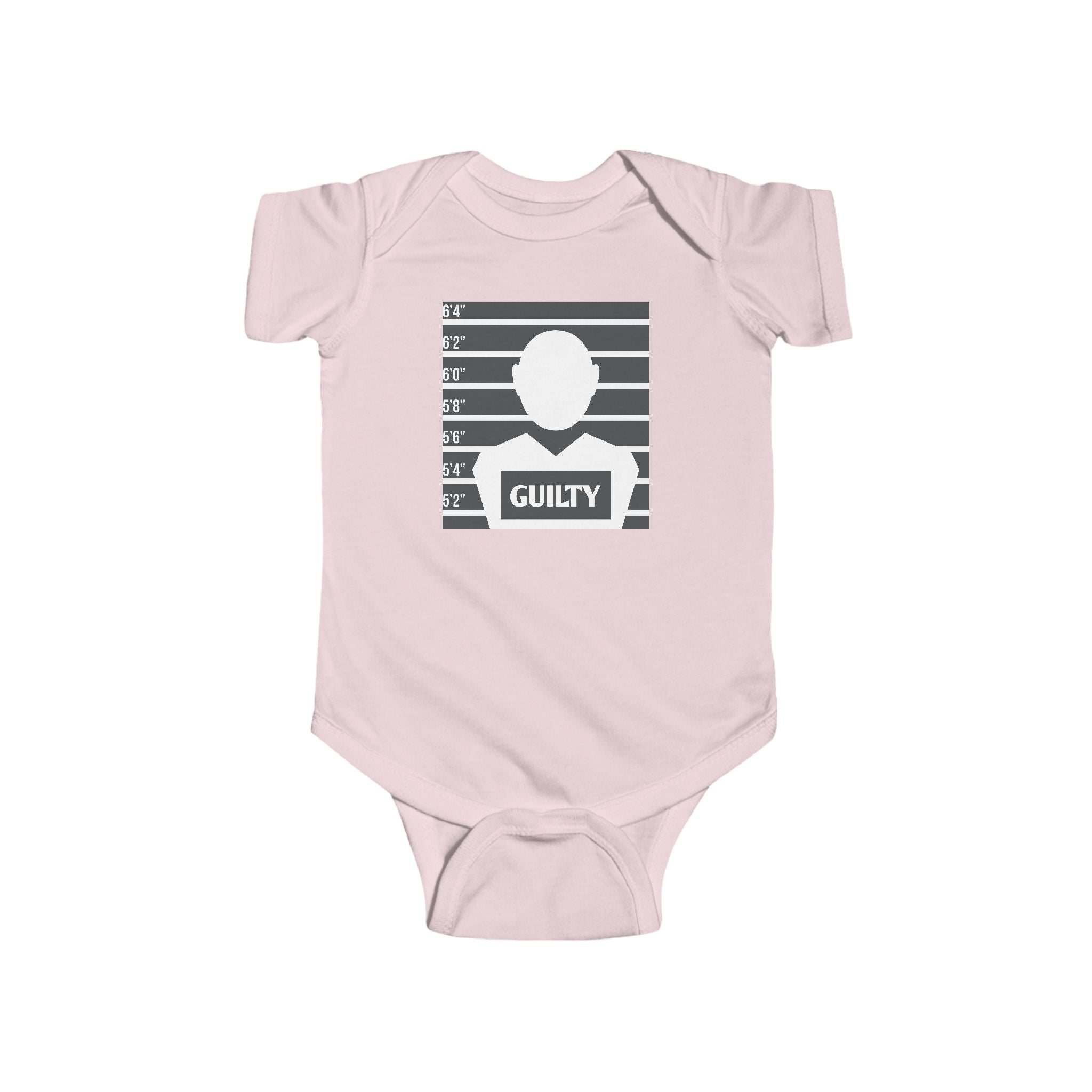 Mugshot Baby 'Guilty' Bodysuit | Funny Infant Onesie