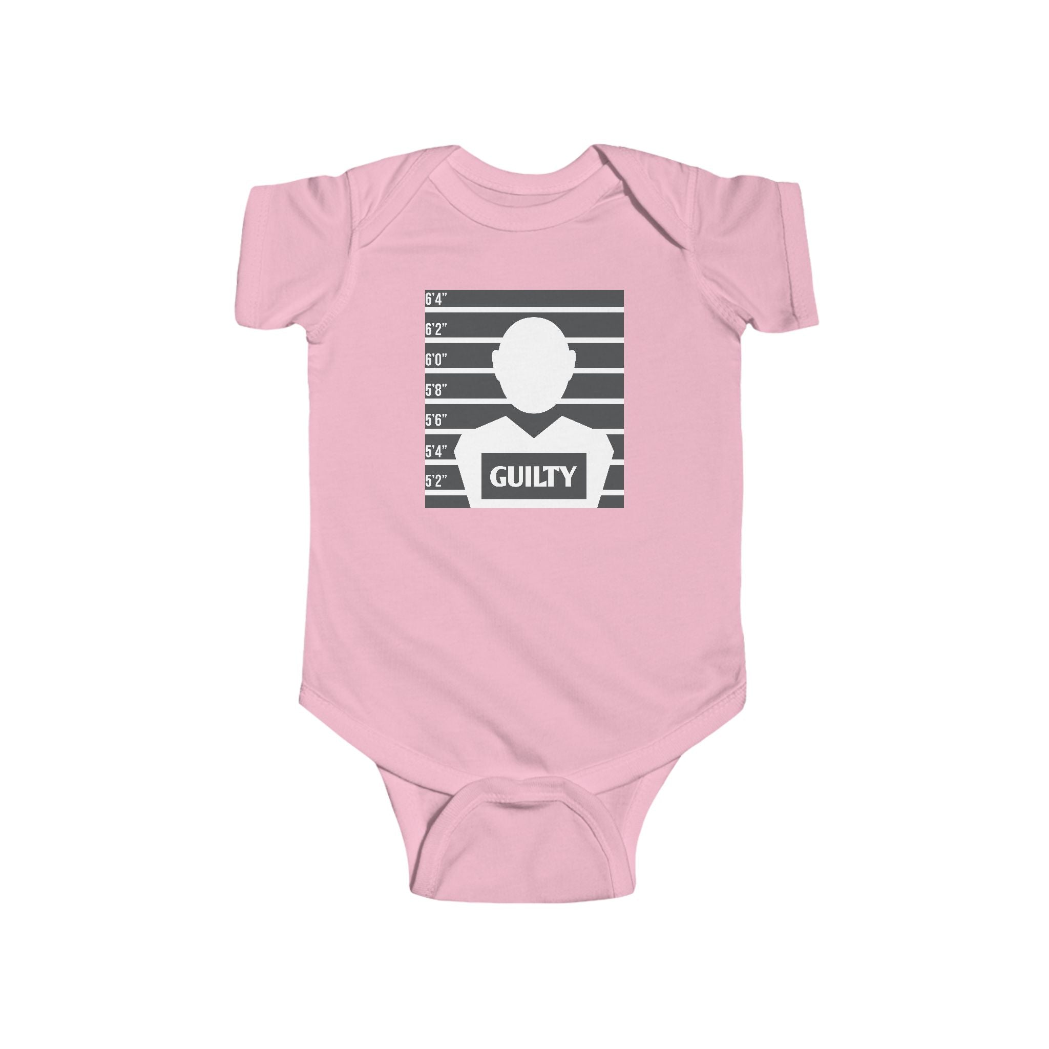 Mugshot Baby 'Guilty' Bodysuit | Funny Infant Onesie