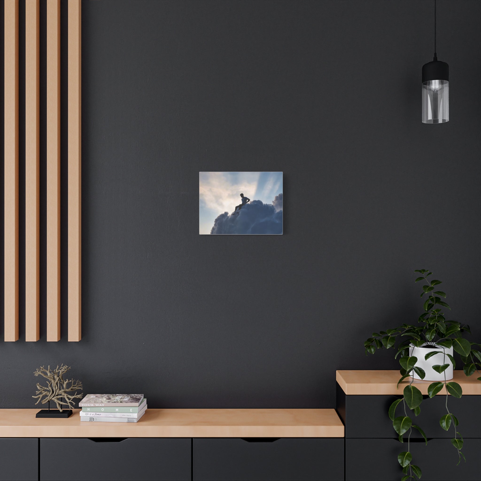 Canvas Silhouette on Cloud