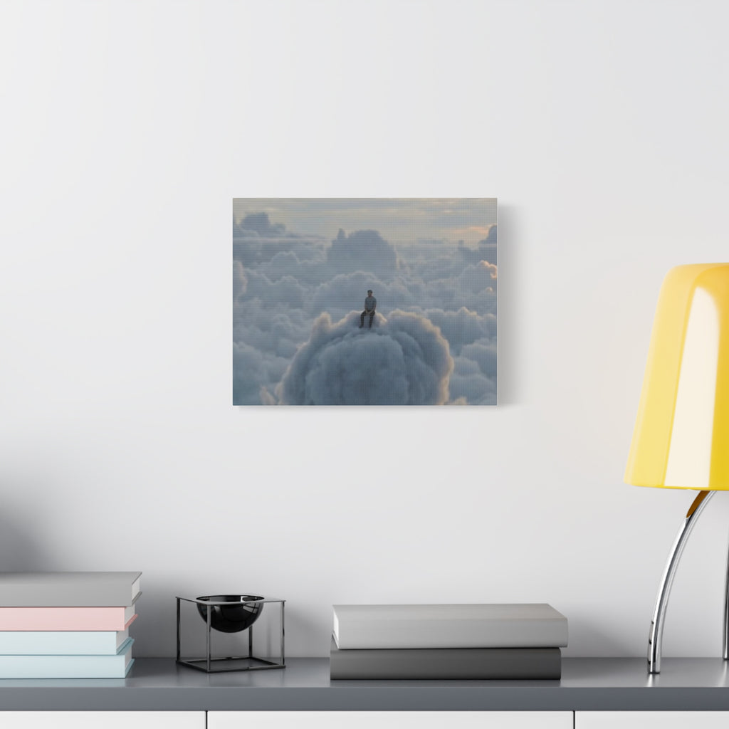 Canvas Silhouette on Cloud Matte