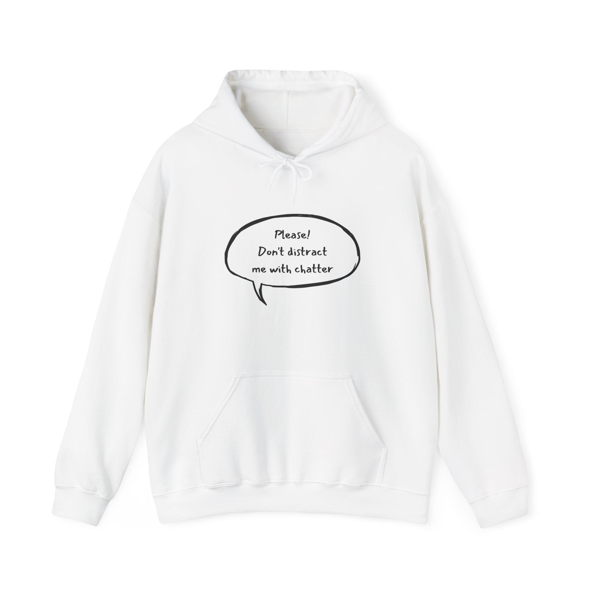 dont distract Hoodie | Minimal Text Streetwear