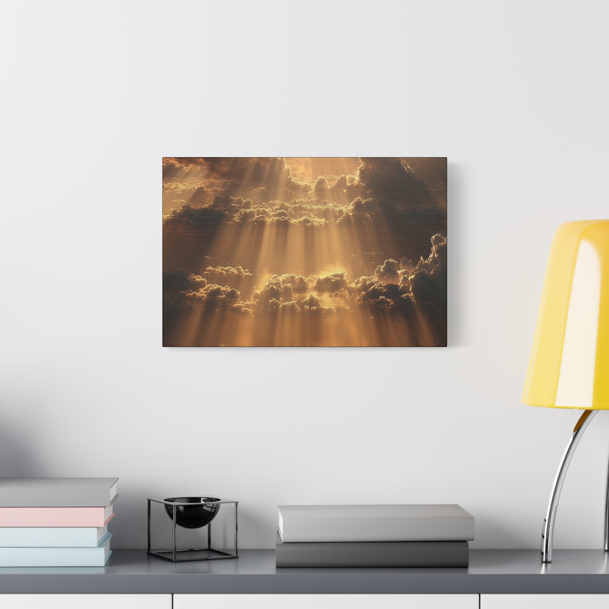 Canvas Sunlight Through Clouds Wall Art