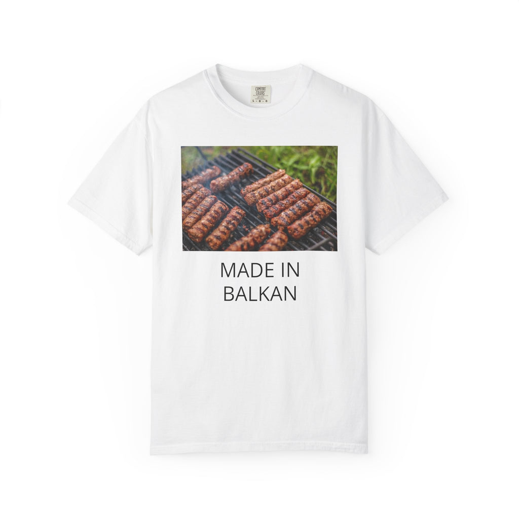 Made in Balkan Cevapi Grill T-shirt | Balkan Cuisine Shirt