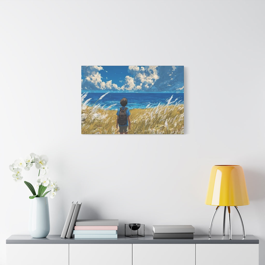 Coastal Journey Matte Canvas Wall Art