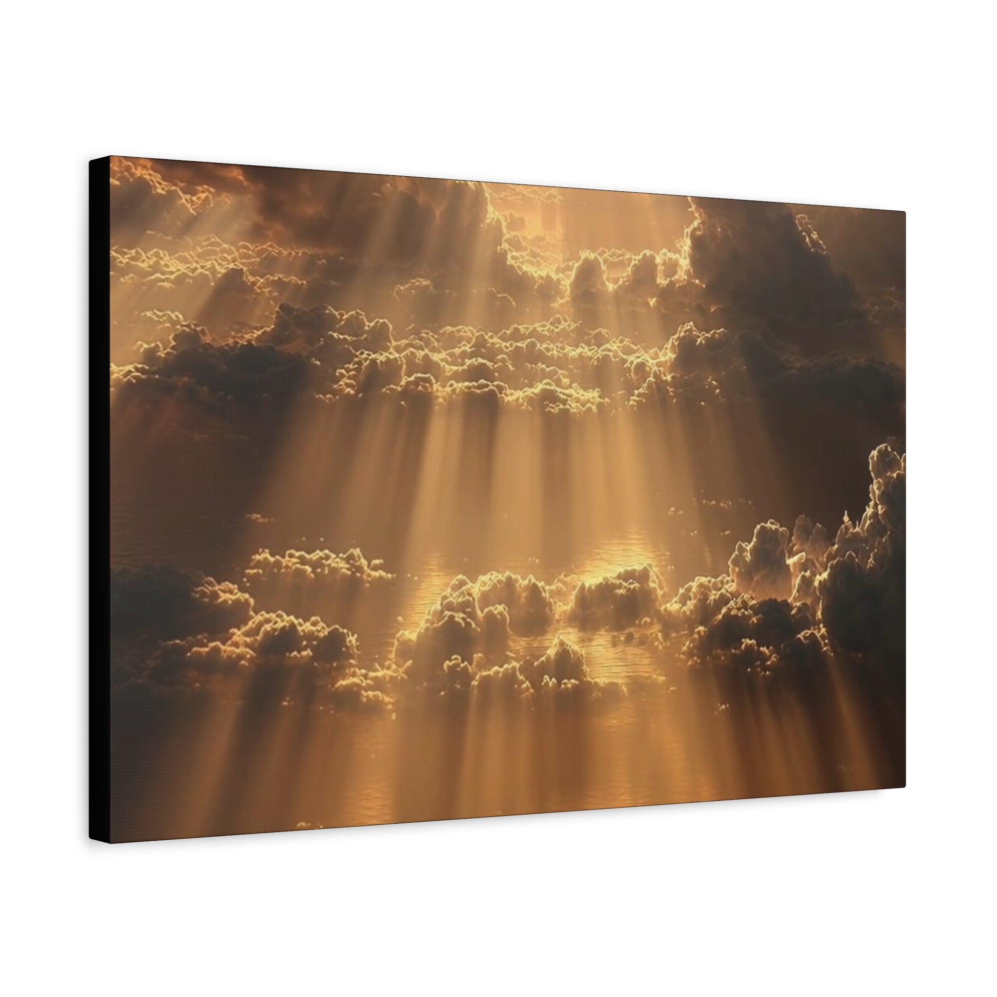 Canvas Sunlight Through Clouds Wall Art