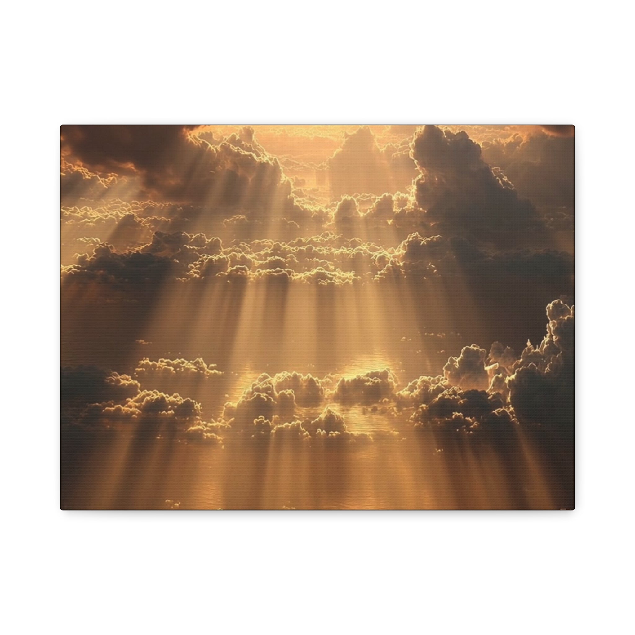 Canvas Sunlight Through Clouds Wall Art