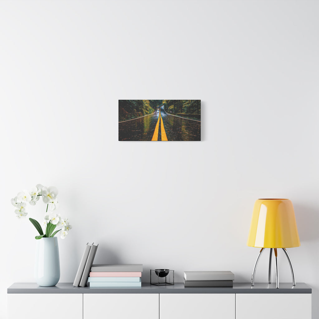 Canvas Sunrise Mountain Reflection Matte