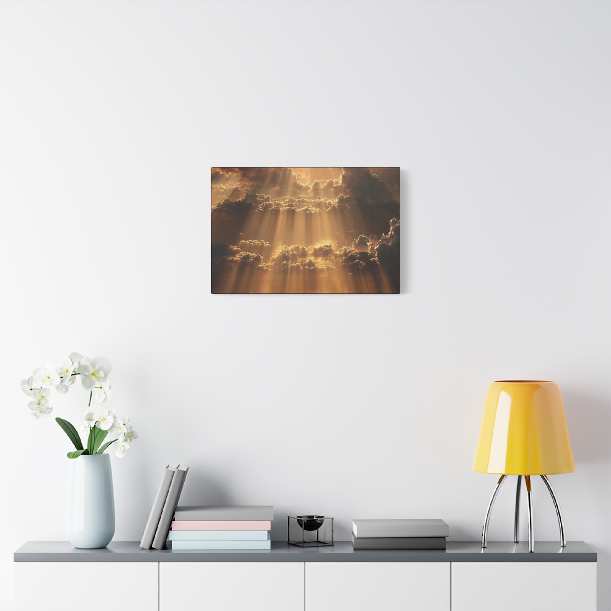 Canvas Sunlight Through Clouds Wall Art