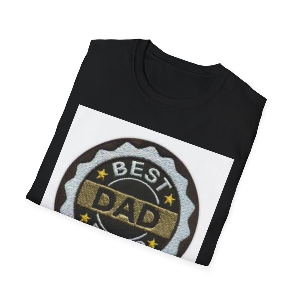 Best Dad Ever Badge T-Shirt | Vintage Medal Father Design