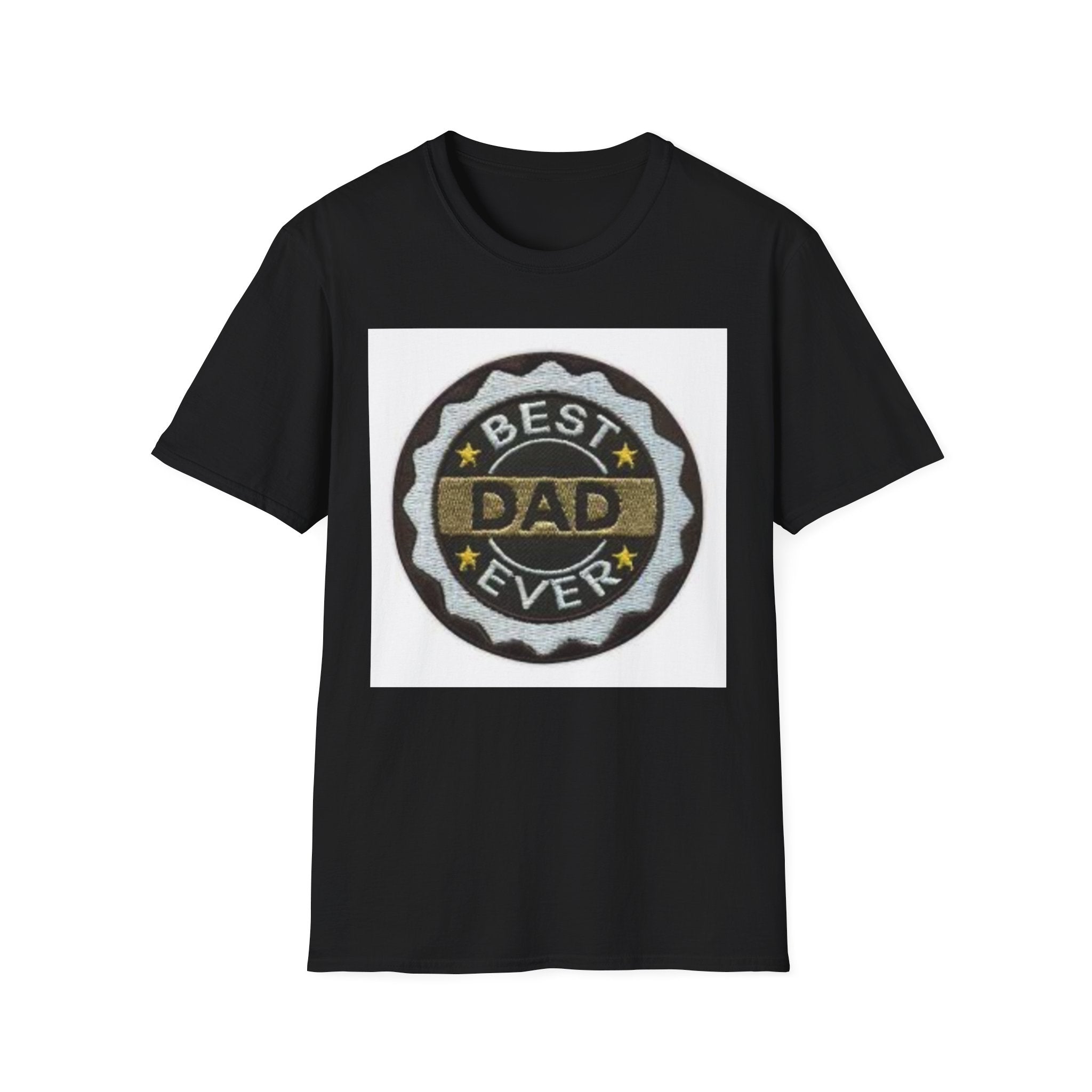 Best Dad Ever Badge T-Shirt | Vintage Medal Father Design