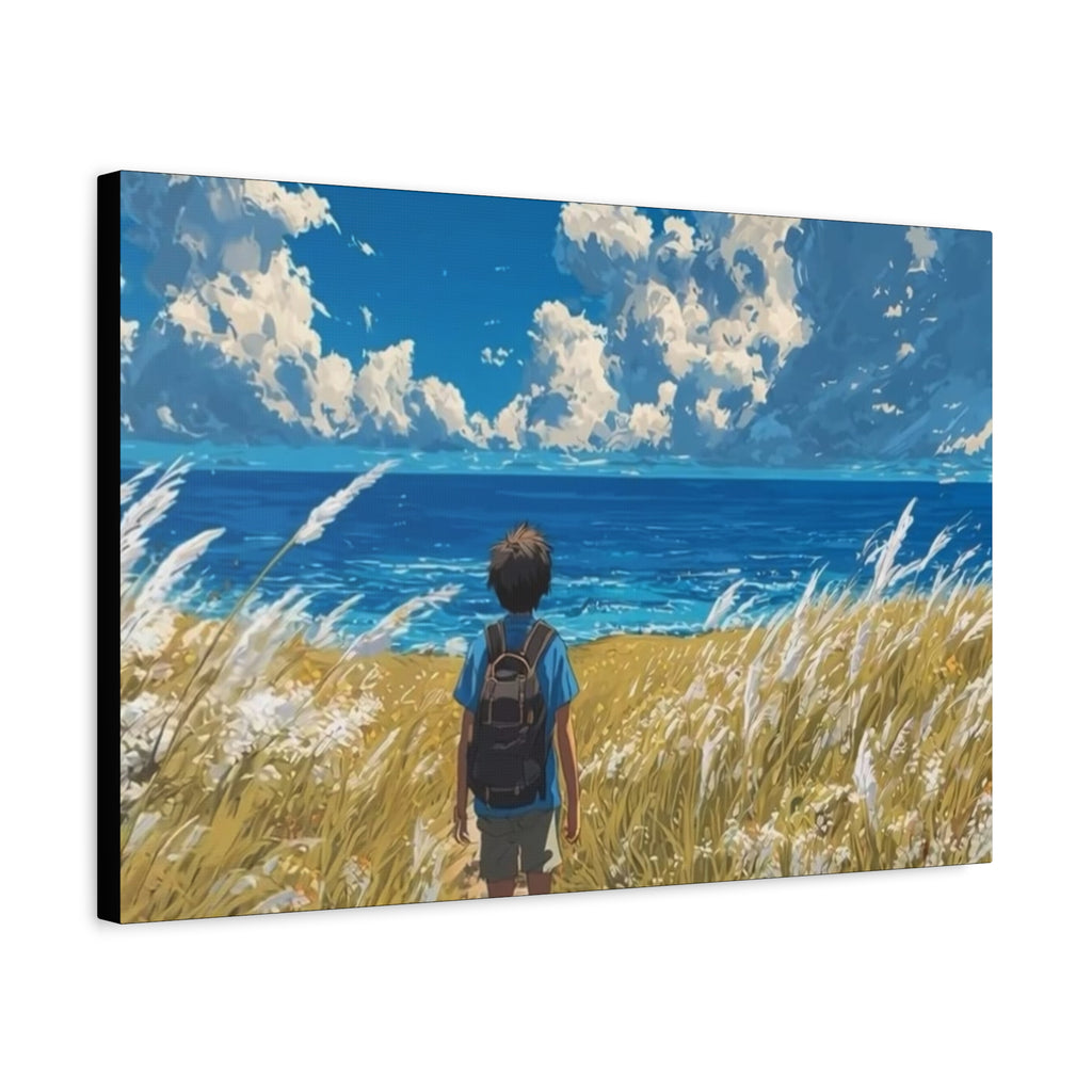 Coastal Journey Matte Canvas Wall Art